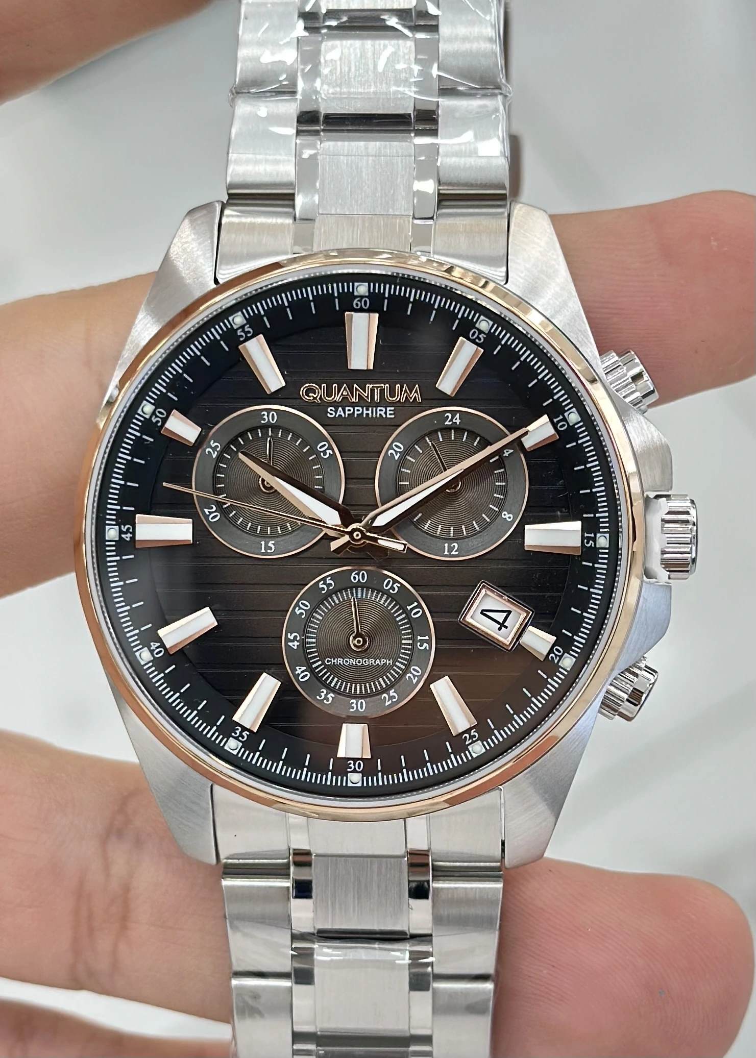 Qunatum Orijinal 2 Yıl Garantili Su Geçirmez Çelik Kordon Fonksiyonlu Erkek Kol Saati