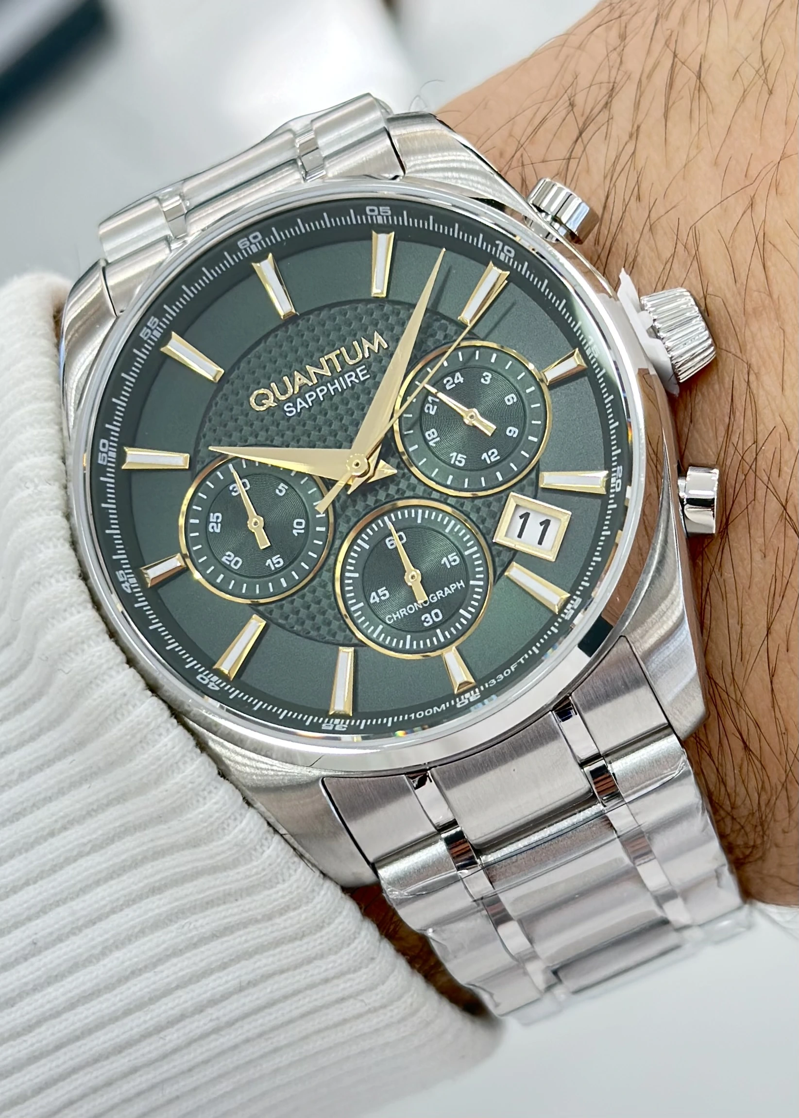 Quantum Orijinal 2 Yıl Garantili Su Geçirmez Çelik Kordon Fonksiyonlu Erkek Kol Saati