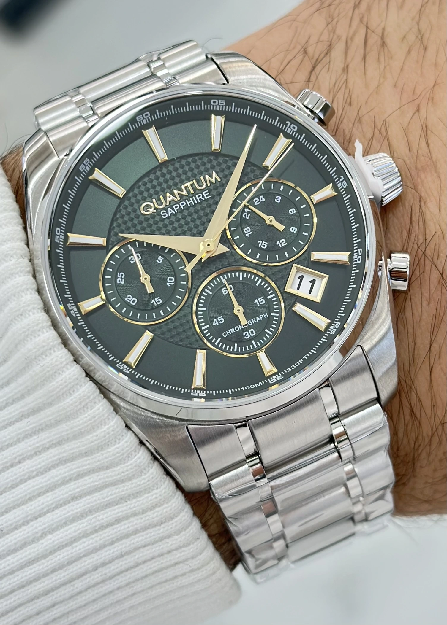 Quantum Orijinal 2 Yıl Garantili Su Geçirmez Çelik Kordon Fonksiyonlu Erkek Kol Saati