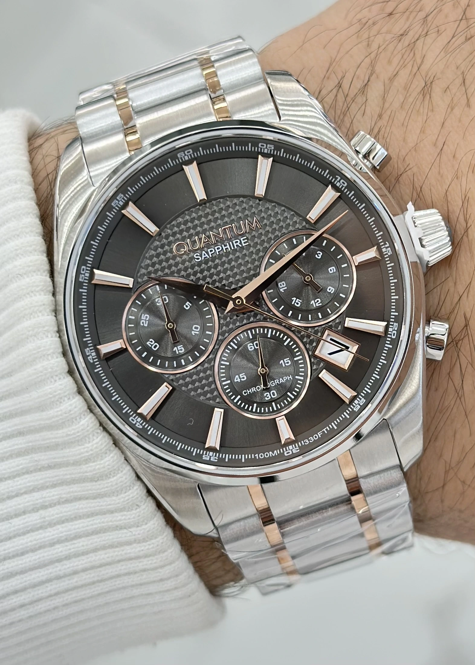 Qunatum Orijinal 2 Yıl Garantili Su Geçirmez Çelik Kordon Fonksiyonlu Erkek Kol Saati