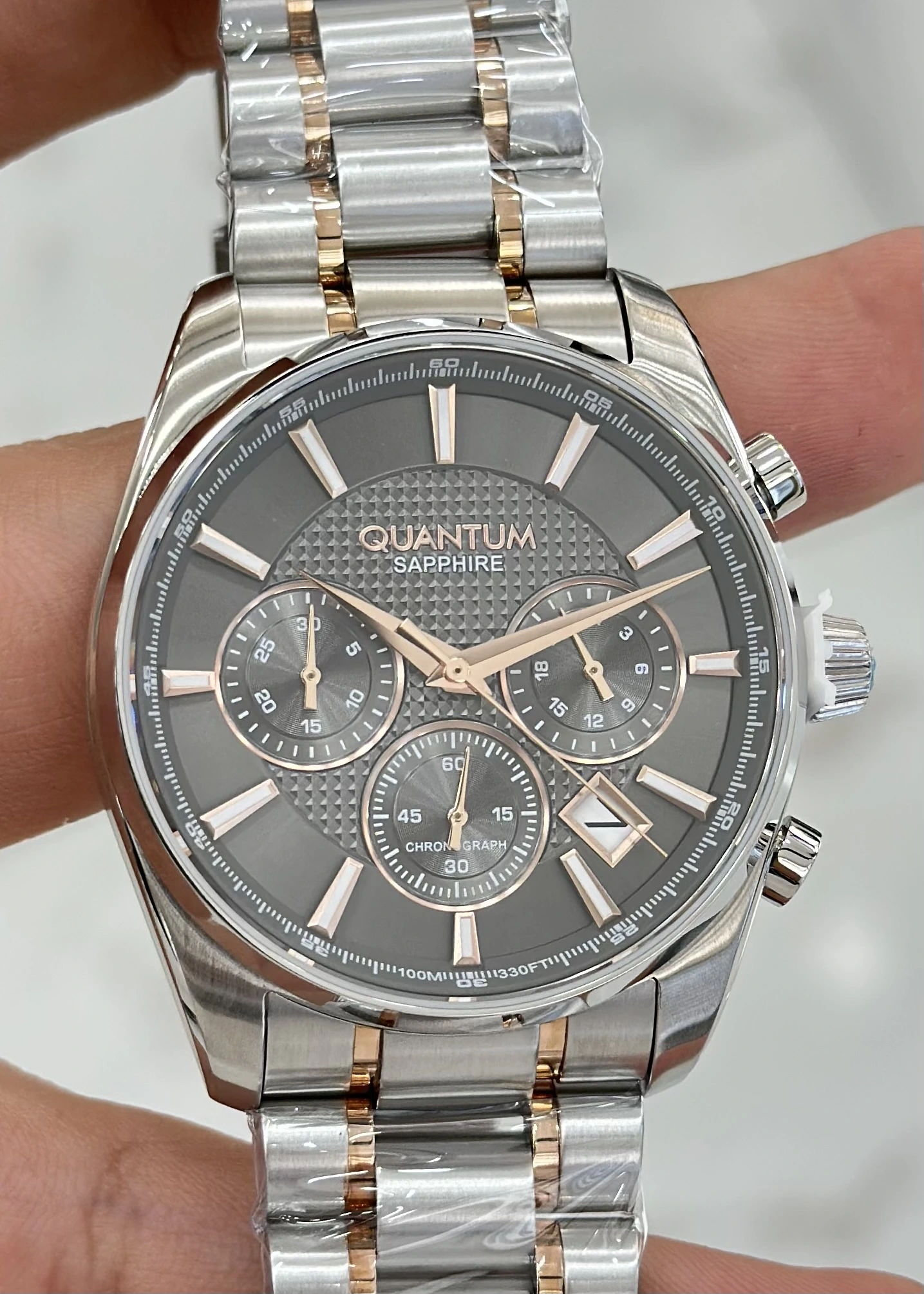 Qunatum Orijinal 2 Yıl Garantili Su Geçirmez Çelik Kordon Fonksiyonlu Erkek Kol Saati