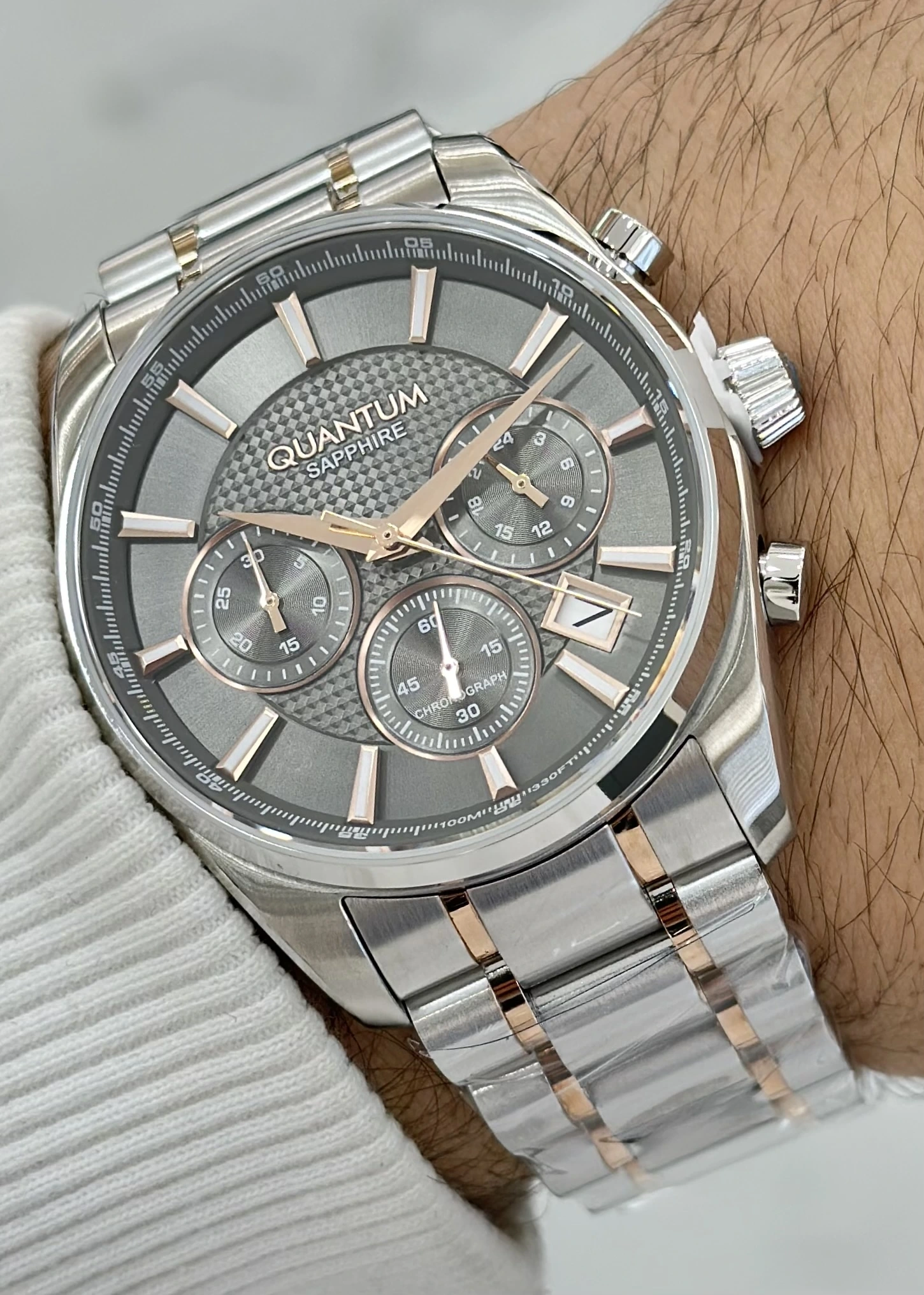 Qunatum Orijinal 2 Yıl Garantili Su Geçirmez Çelik Kordon Fonksiyonlu Erkek Kol Saati