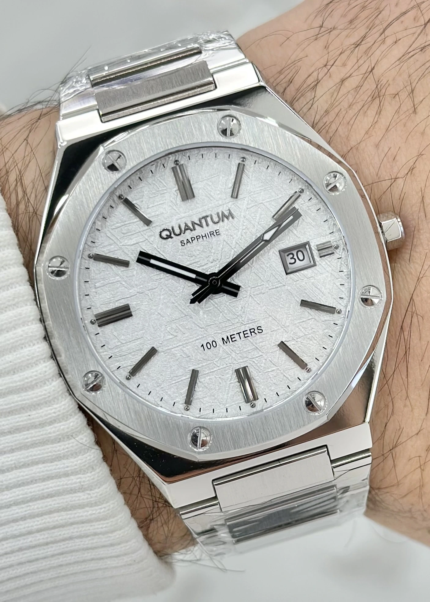 Qunatum Orijinal 2 Yıl Garantili Su Geçirmez Çelik Kordon Erkek Kol Saati