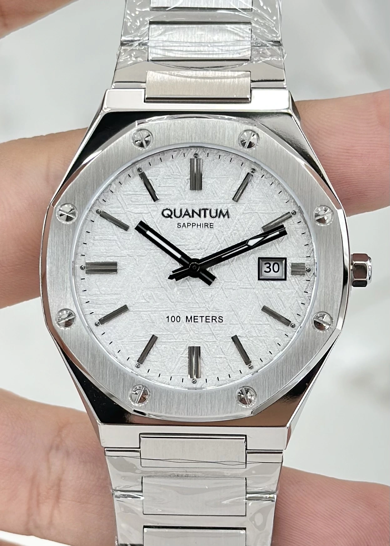 Qunatum Orijinal 2 Yıl Garantili Su Geçirmez Çelik Kordon Erkek Kol Saati