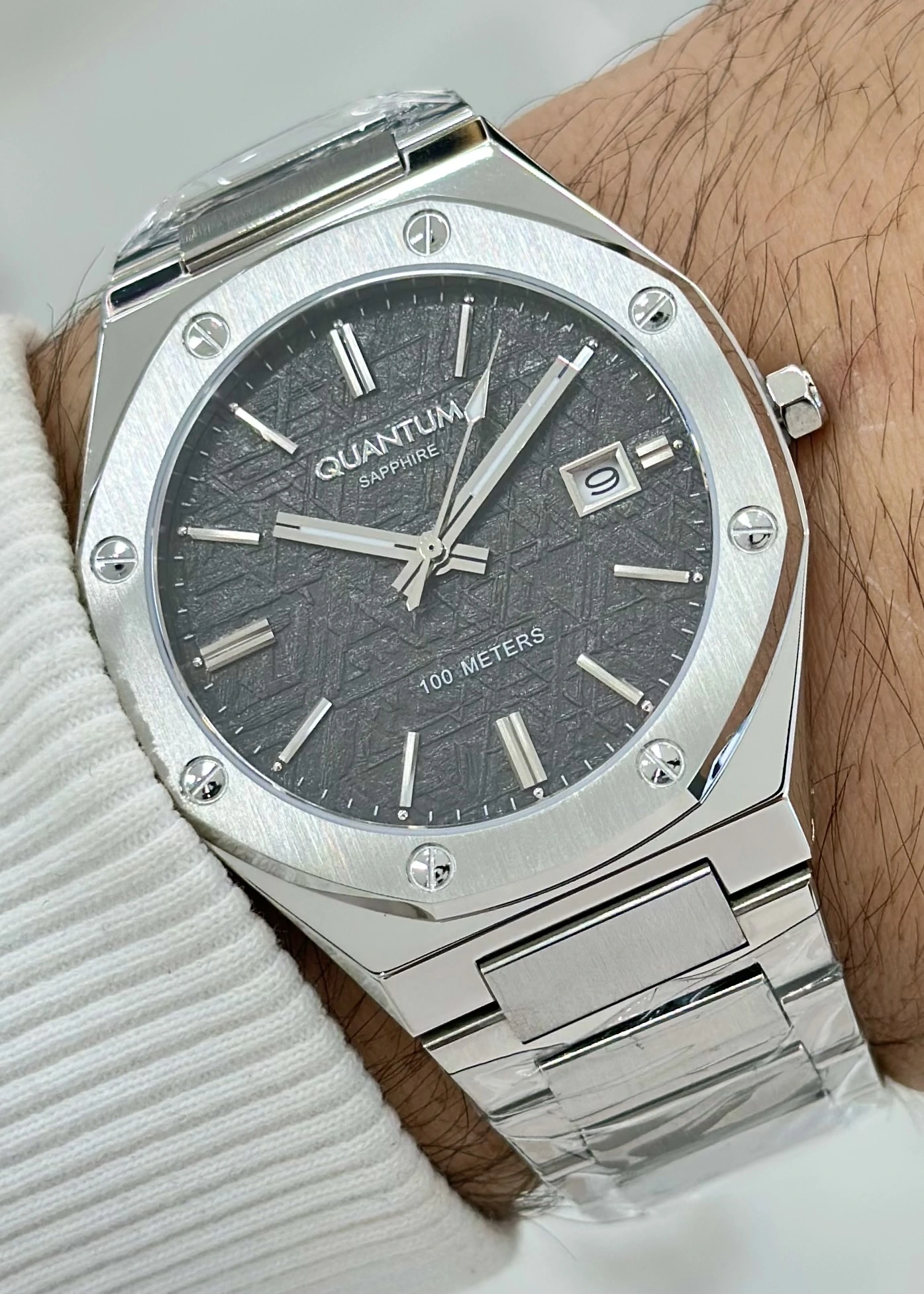 Qunatum Orijinal 2 Yıl Garantili Su Geçirmez Çelik Kordon Erkek Kol Saati