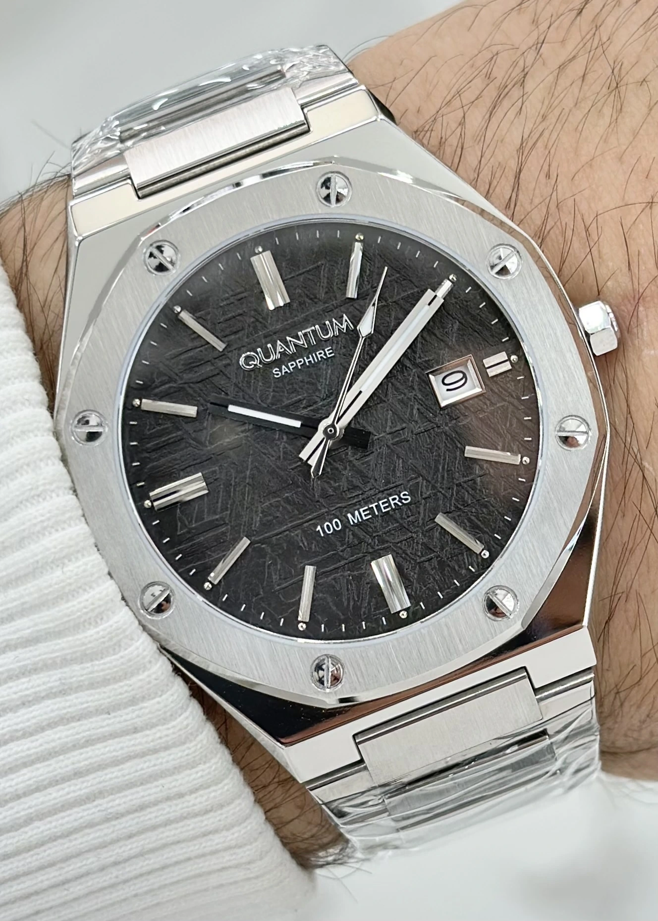 Qunatum Orijinal 2 Yıl Garantili Su Geçirmez Çelik Kordon Erkek Kol Saati