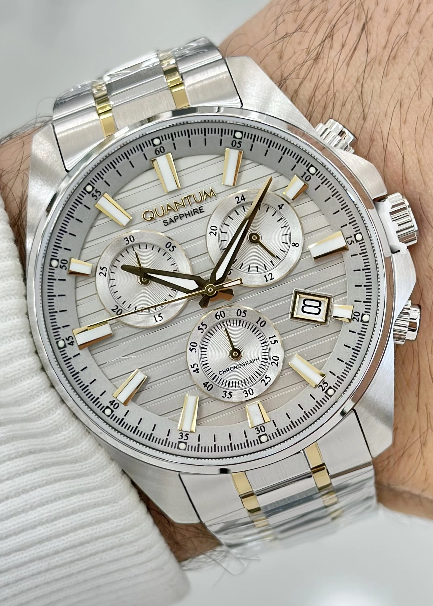 Qunatum Orijinal 2 Yıl Garantili Su Geçirmez Çelik Kordon Fonksiyonlu Erkek Kol Saati