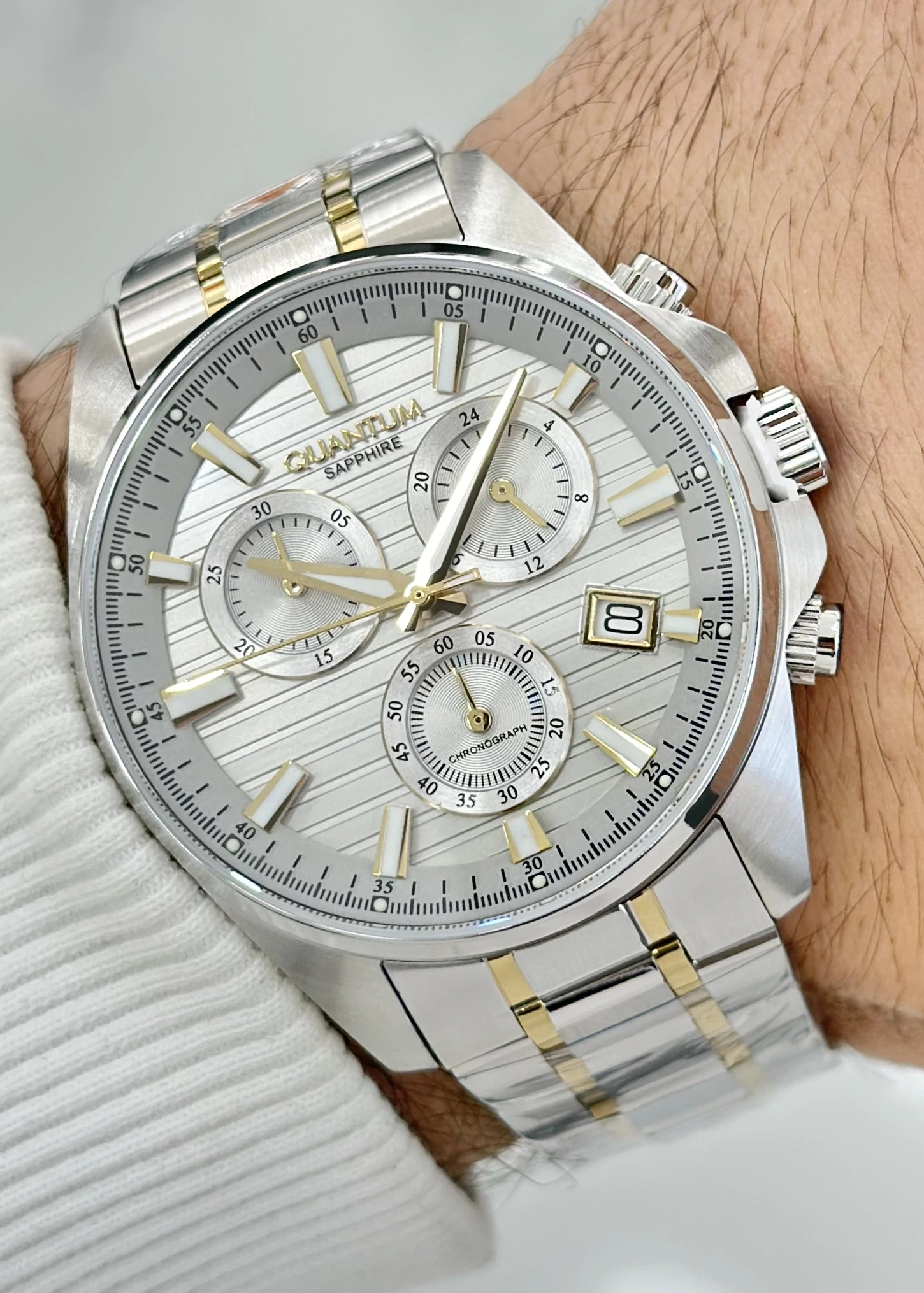 Qunatum Orijinal 2 Yıl Garantili Su Geçirmez Çelik Kordon Fonksiyonlu Erkek Kol Saati