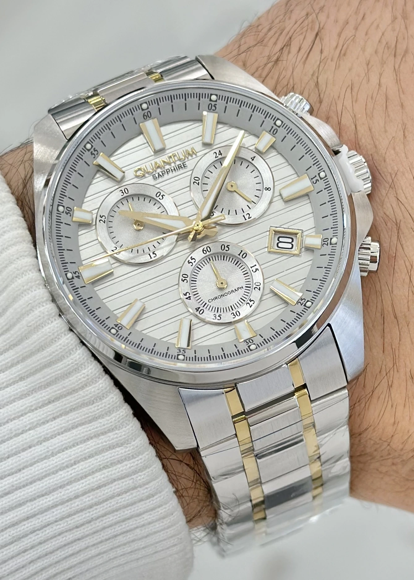 Qunatum Orijinal 2 Yıl Garantili Su Geçirmez Çelik Kordon Fonksiyonlu Erkek Kol Saati