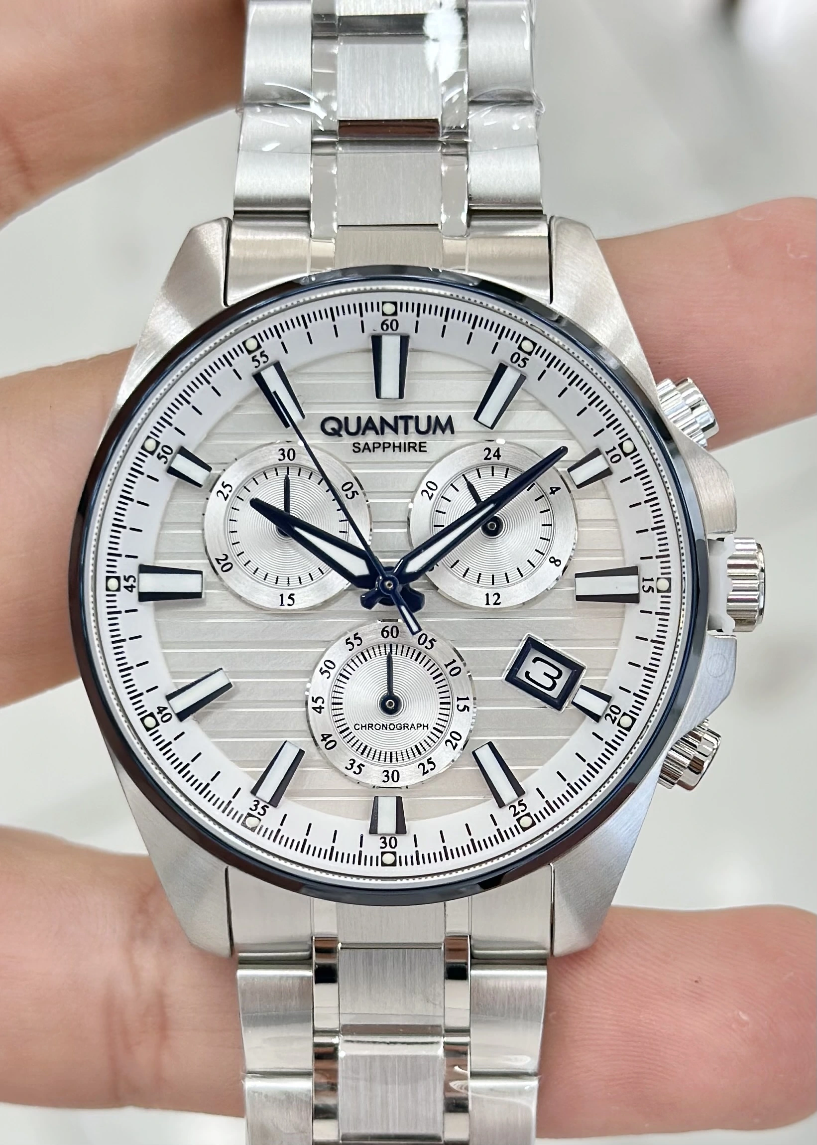 Qunatum Orijinal 2 Yıl Garantili Su Geçirmez Çelik Kordon Fonksiyonlu Erkek Kol Saati