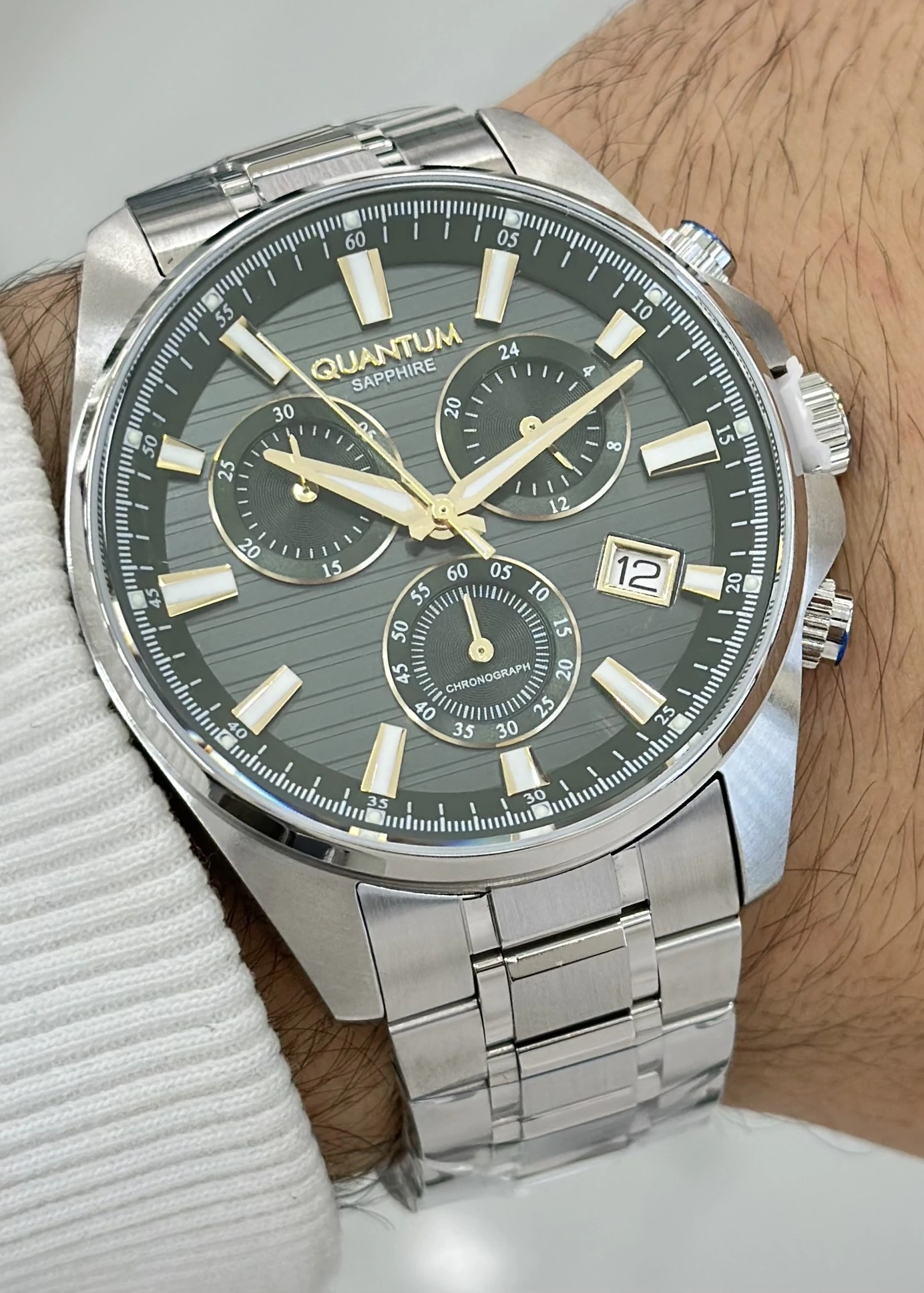 Quantum Orijinal 2 Yıl Garantili Su Geçirmez Çelik Kordon Fonksiyonlu Erkek Kol Saati