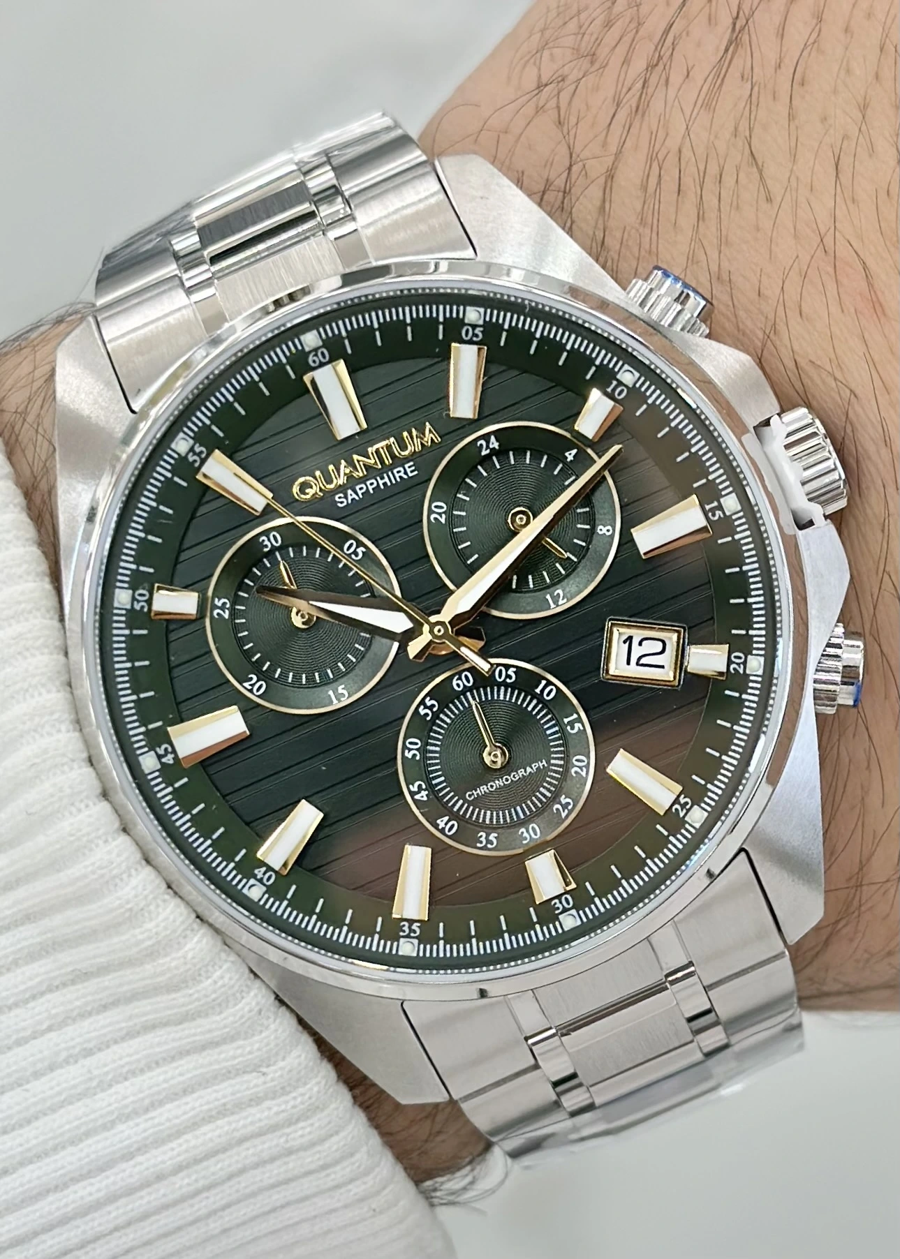 Quantum Orijinal 2 Yıl Garantili Su Geçirmez Çelik Kordon Fonksiyonlu Erkek Kol Saati