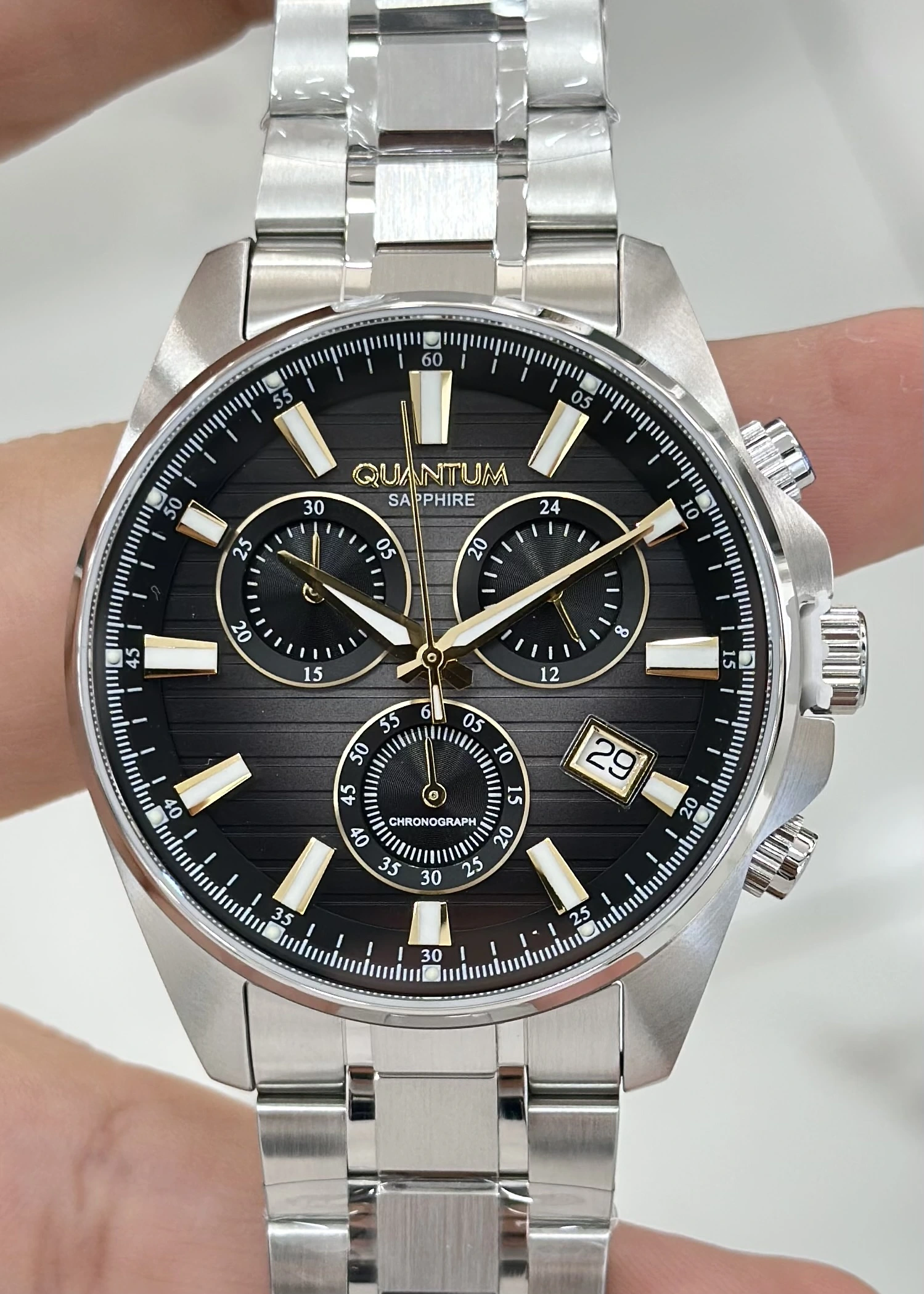 Quantum Orijinal 2 Yıl Garantili Su Geçirmez Çelik Kordon Fonksiyonlu Erkek Kol Saati