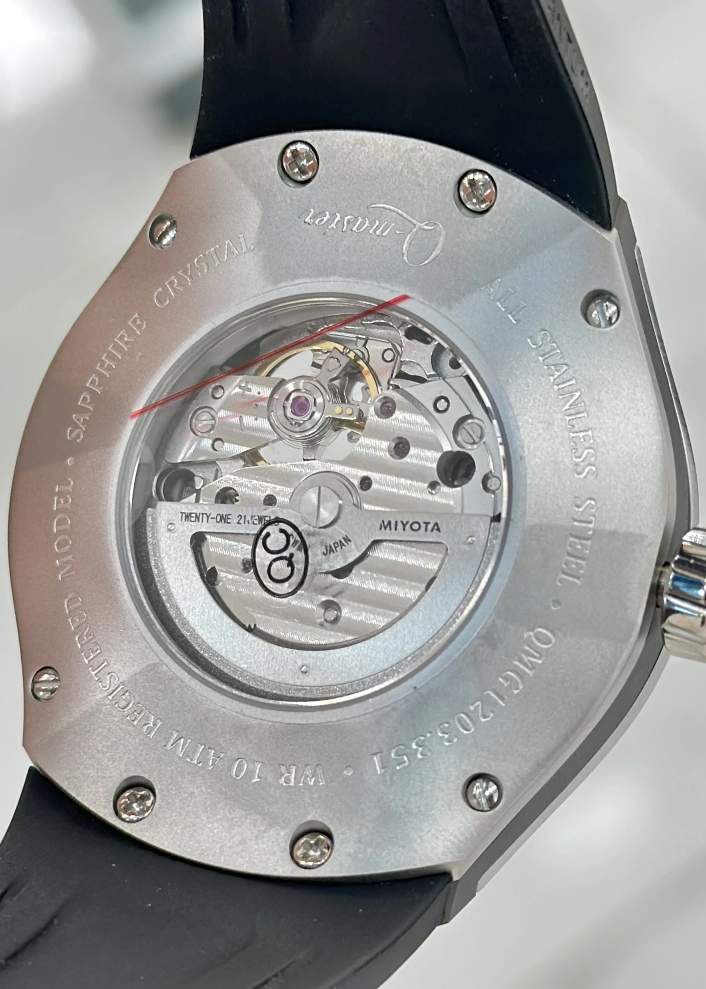 Quantum Otomatik Silikon Kordon Su Geçirmez Erkek Kol Saati