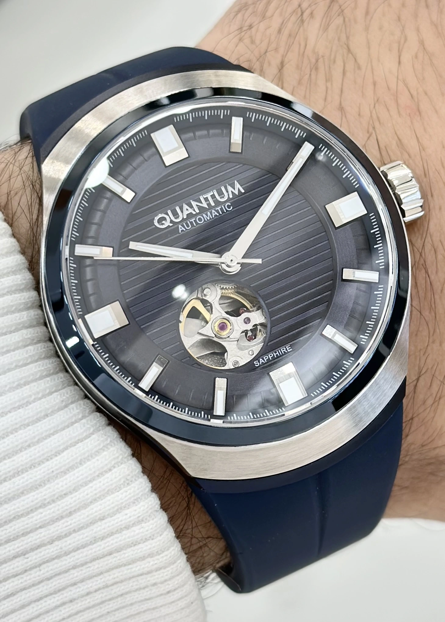 Quantum Otomatik Silikon Kordon Su Geçirmez Erkek Kol Saati