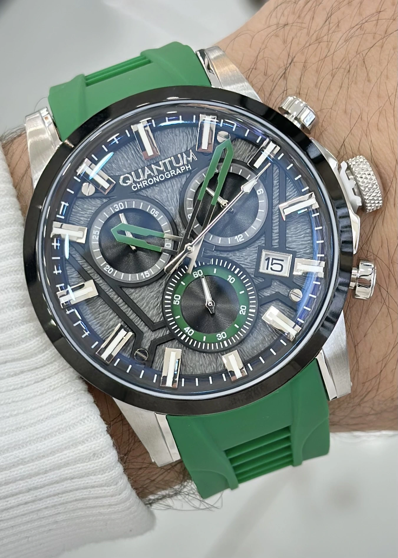 Qunatum Orijinal 2 Yıl Garantili Su Geçirmez Çelik Kordon Fonksiyonlu Erkek Kol Saati