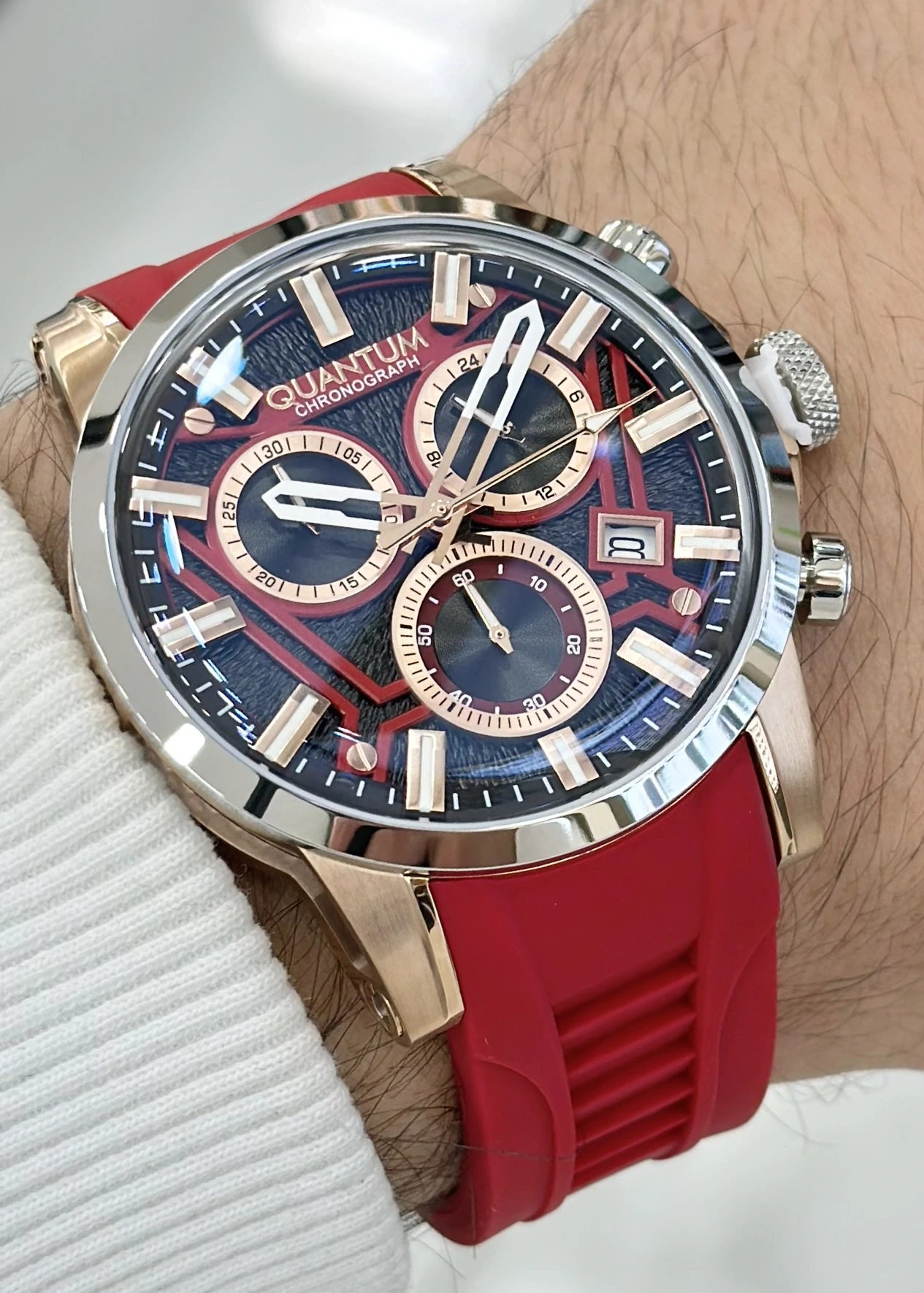 Qunatum Orijinal 2 Yıl Garantili Su Geçirmez Çelik Kordon Fonksiyonlu Erkek Kol Saati