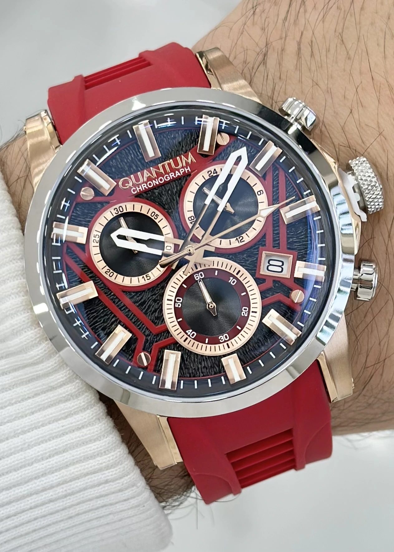 Qunatum Orijinal 2 Yıl Garantili Su Geçirmez Çelik Kordon Fonksiyonlu Erkek Kol Saati