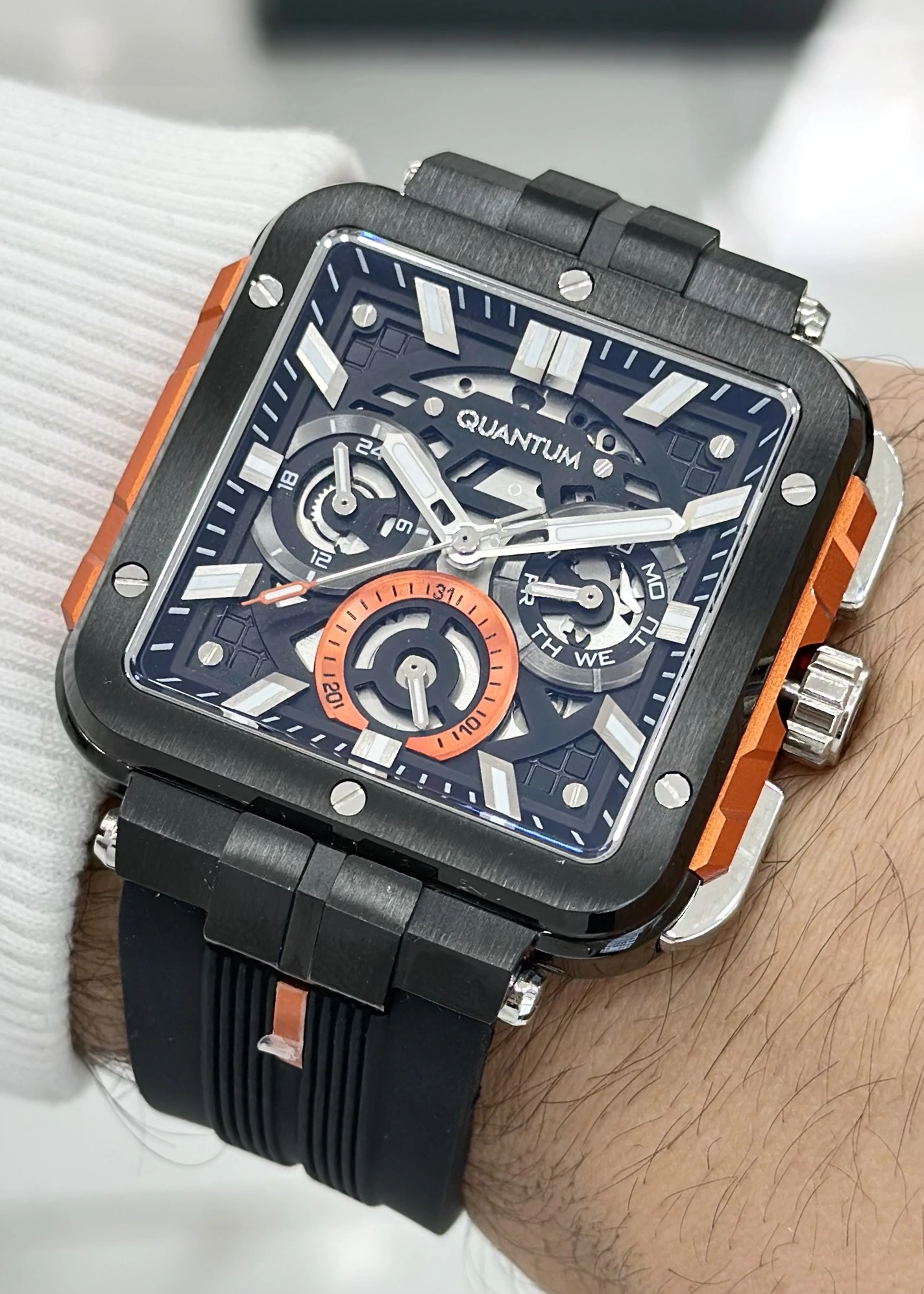 Qunatum Orijinal 2 Yıl Garantili Su Geçirmez Çelik Kordon Fonksiyonlu Erkek Kol Saati