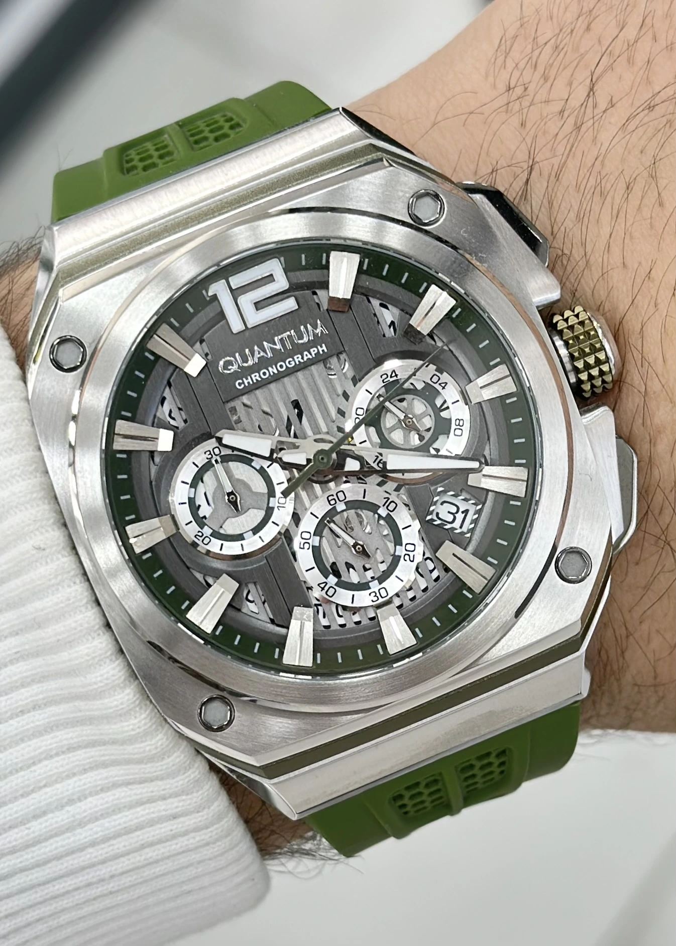 Qunatum Orijinal 2 Yıl Garantili Su Geçirmez Çelik Kordon Fonksiyonlu Erkek Kol Saati