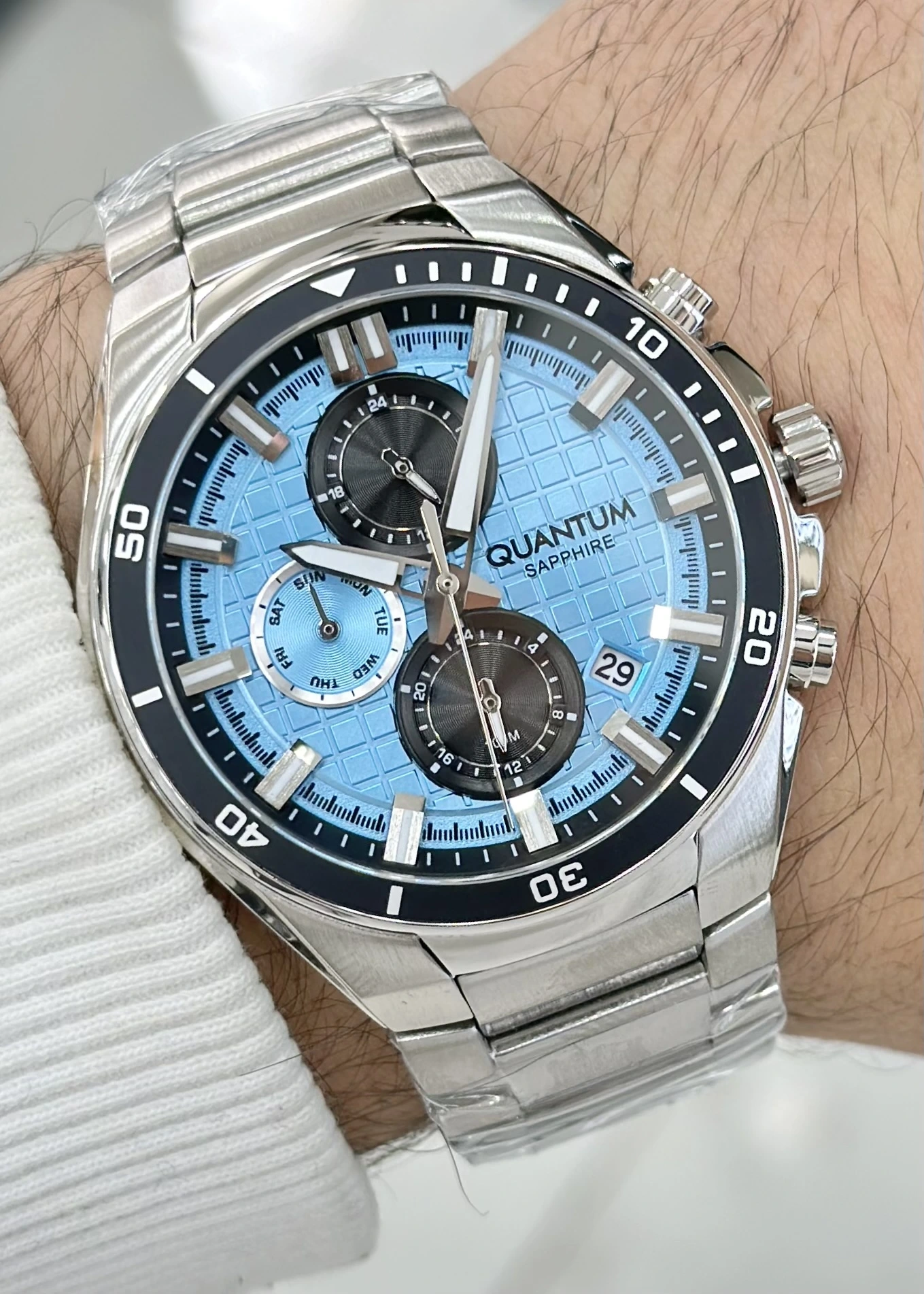 Qunatum Orijinal 2 Yıl Garantili Su Geçirmez Çelik Kordon Fonksiyonlu Erkek Kol Saati