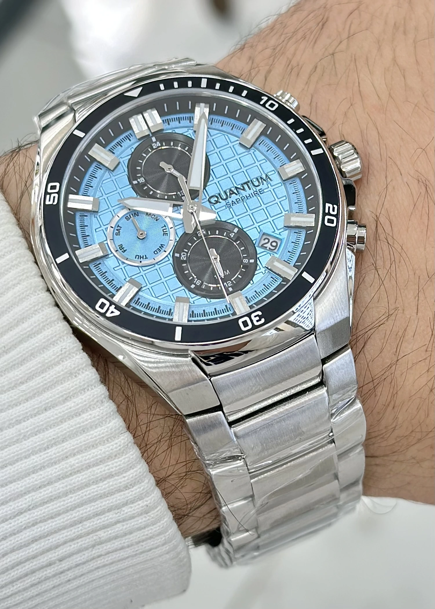 Qunatum Orijinal 2 Yıl Garantili Su Geçirmez Çelik Kordon Fonksiyonlu Erkek Kol Saati