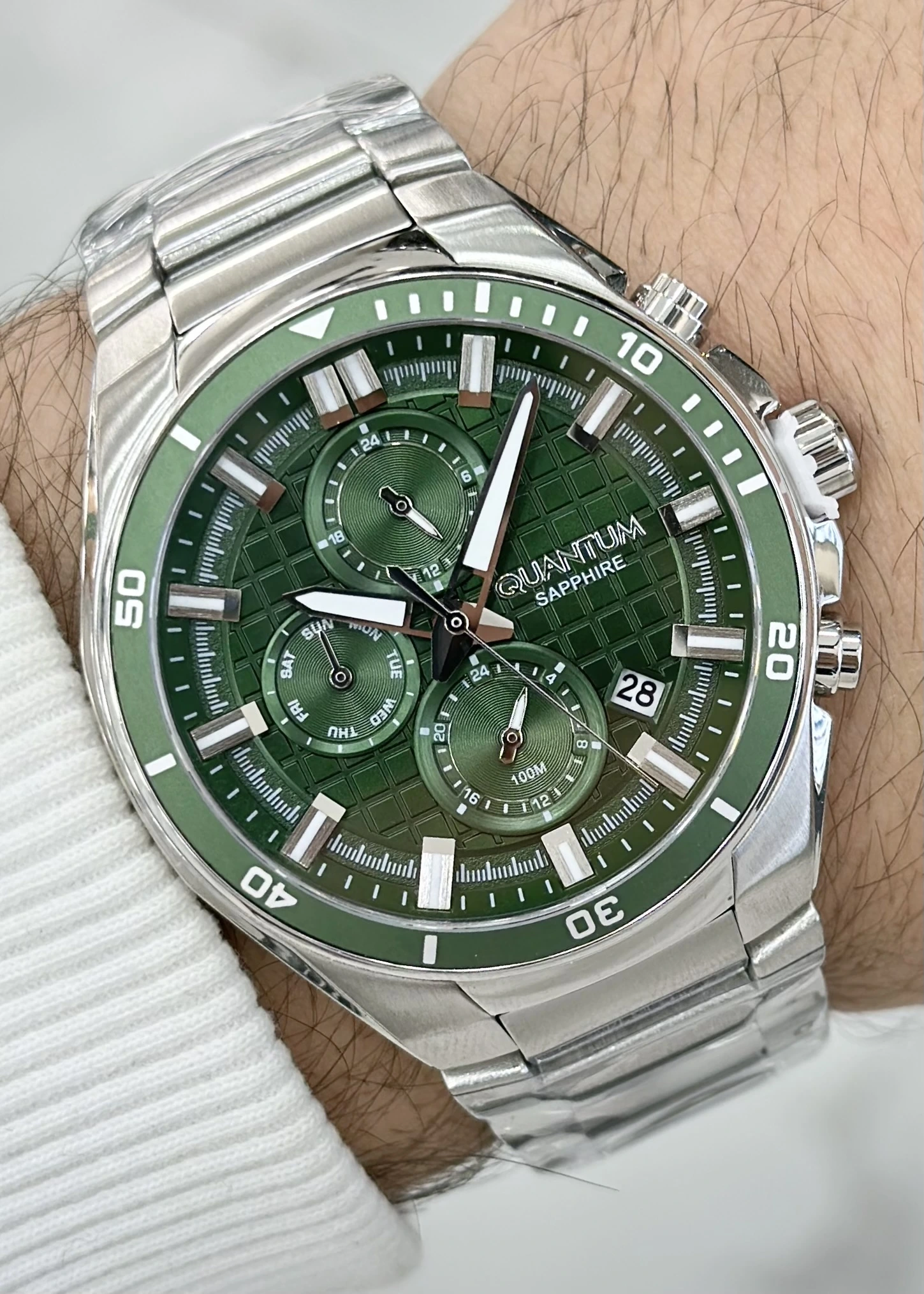 Qunatum Orijinal 2 Yıl Garantili Su Geçirmez Çelik Kordon Fonksiyonlu Erkek Kol Saati