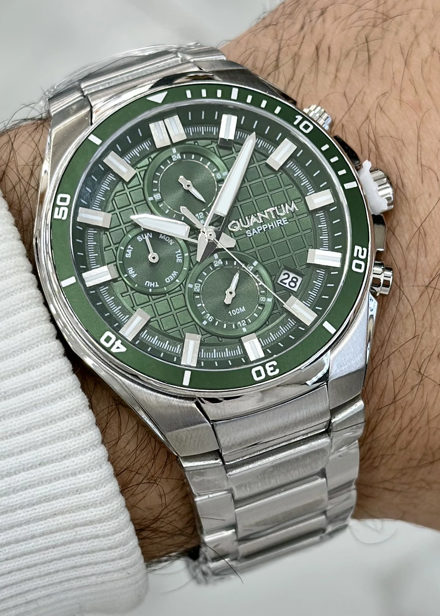 Qunatum Orijinal 2 Yıl Garantili Su Geçirmez Çelik Kordon Fonksiyonlu Erkek Kol Saati