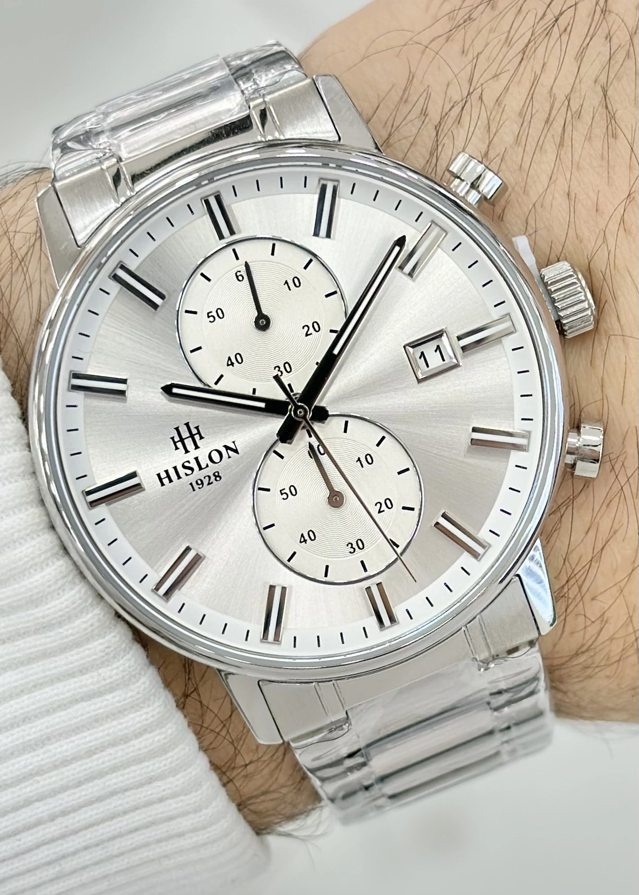Hislon Orijinal Çelik Kordon Erkek Kol Saati ILKMS200S-02SS