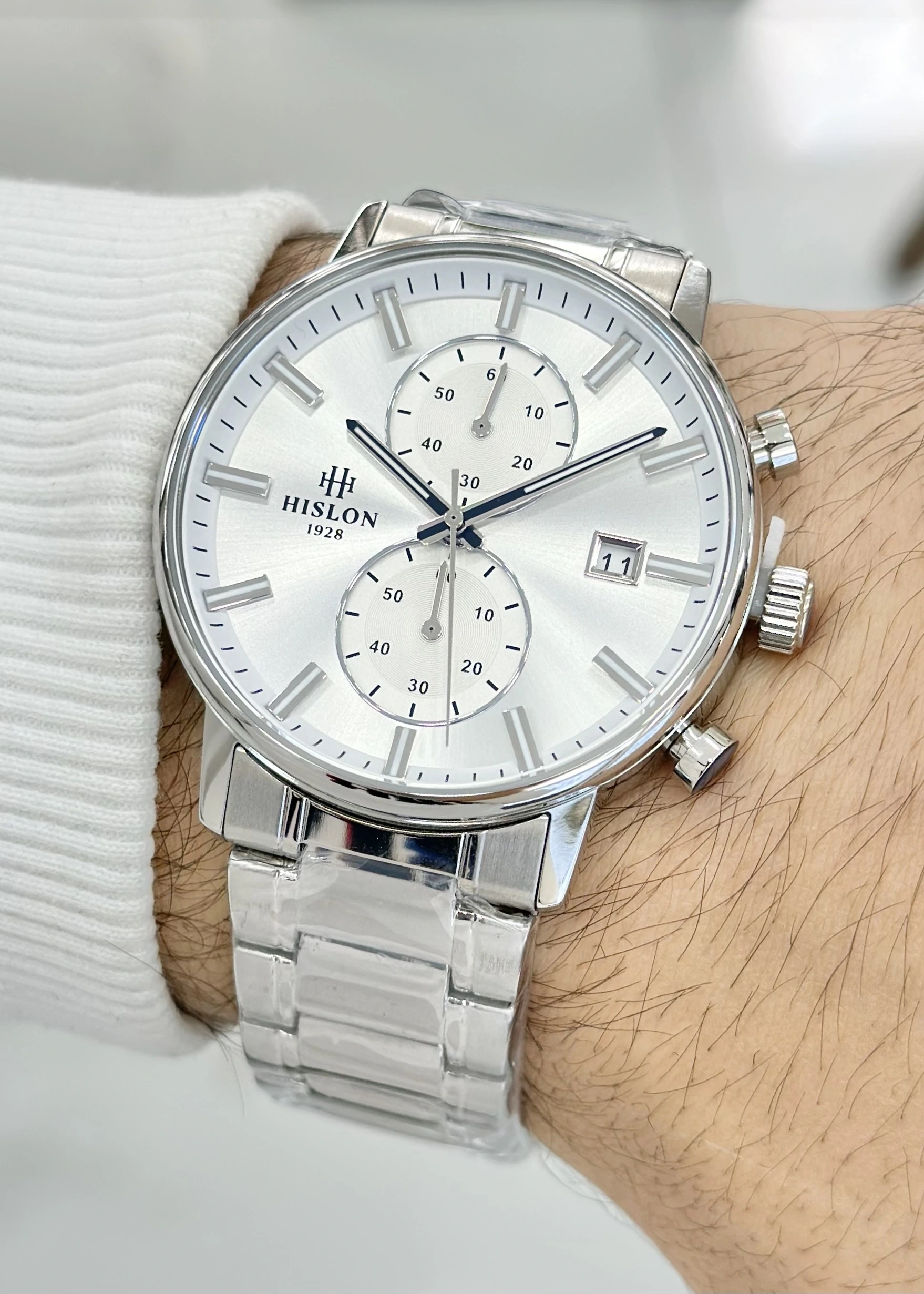 Hislon Orijinal Çelik Kordon Erkek Kol Saati ILKMS200S-02SS