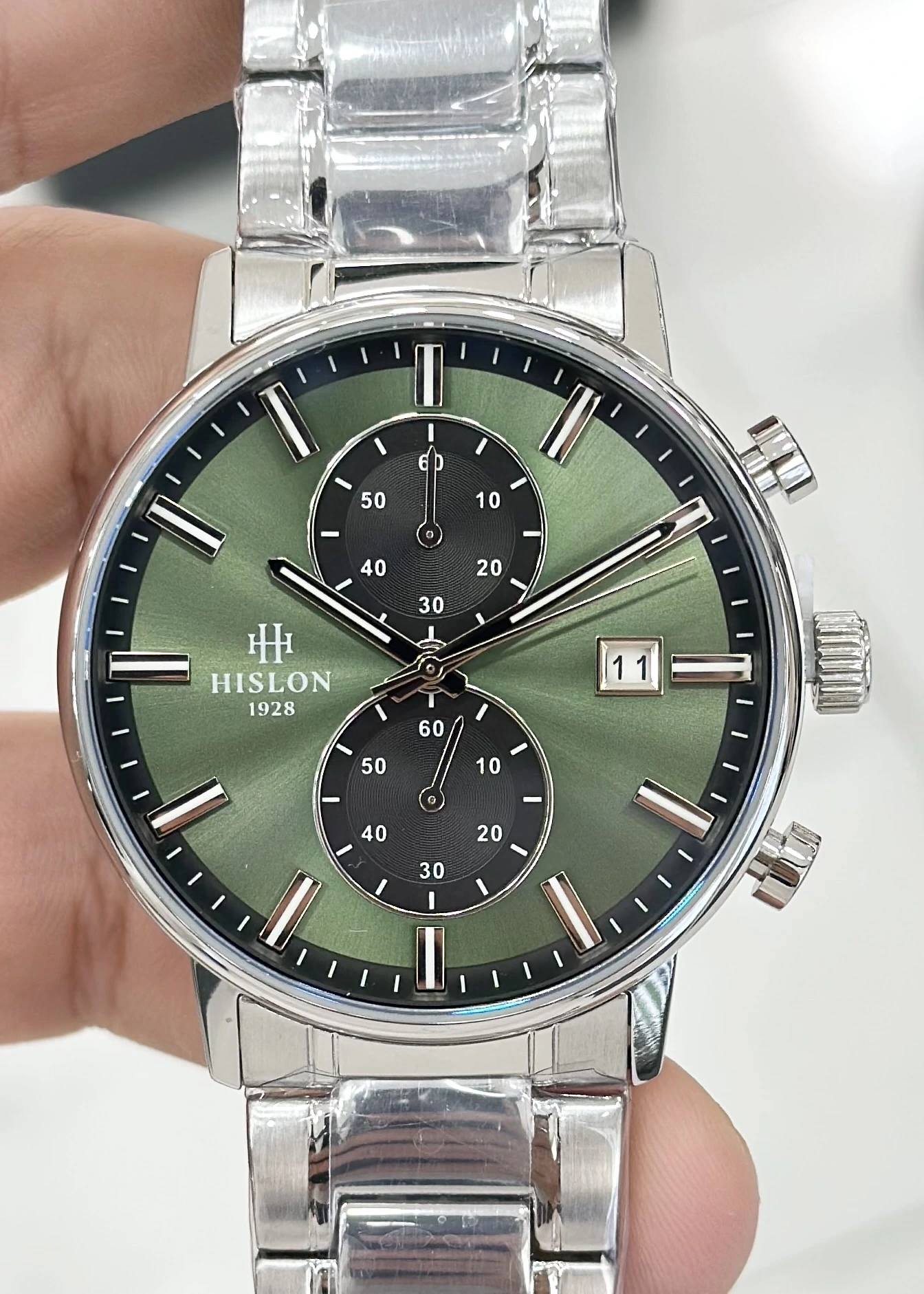 Hislon Orijinal Çelik Kordon Erkek Kol Saati ILKMS200S-15SS