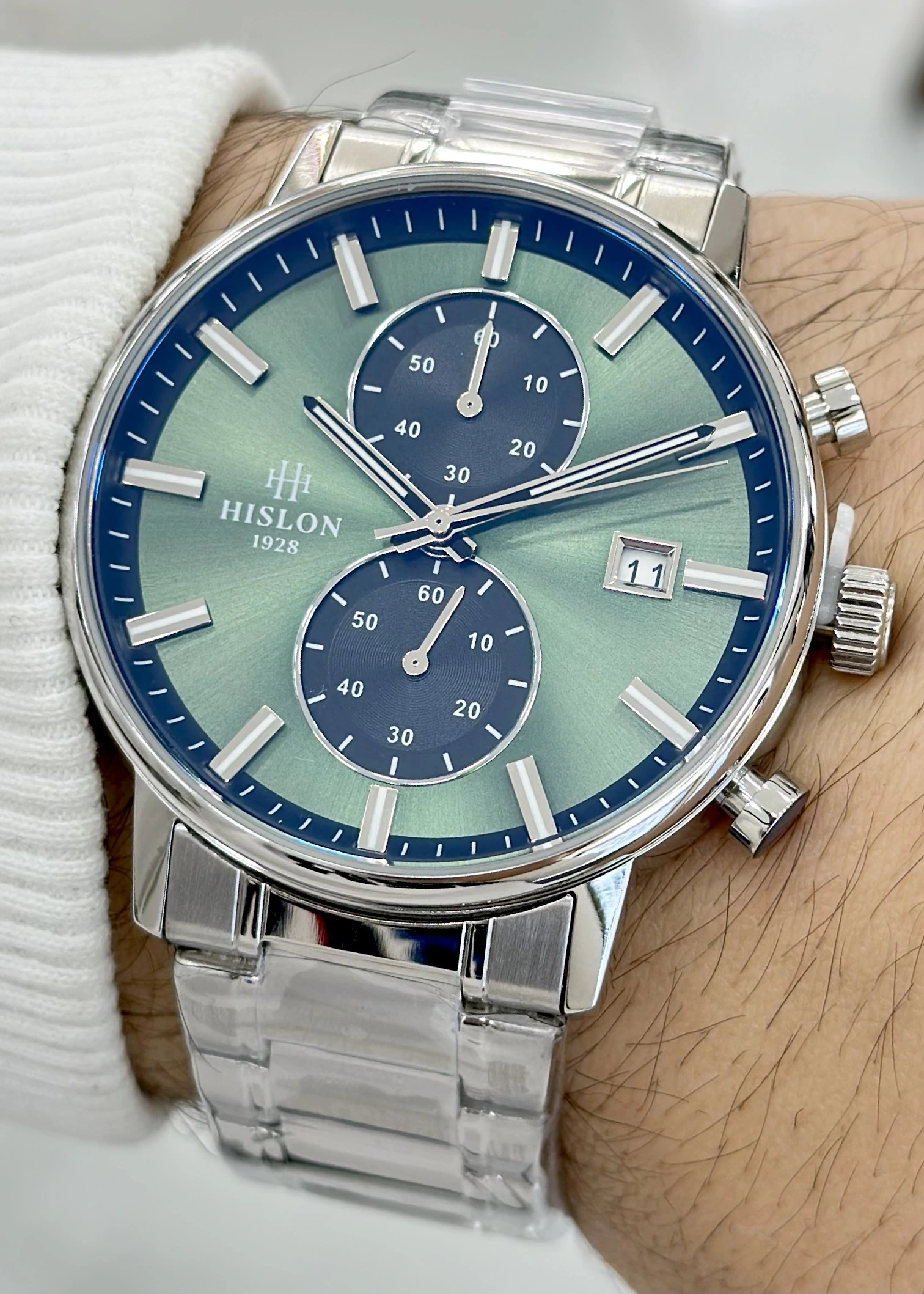 Hislon Orijinal Çelik Kordon Erkek Kol Saati ILKMS200S-15SS