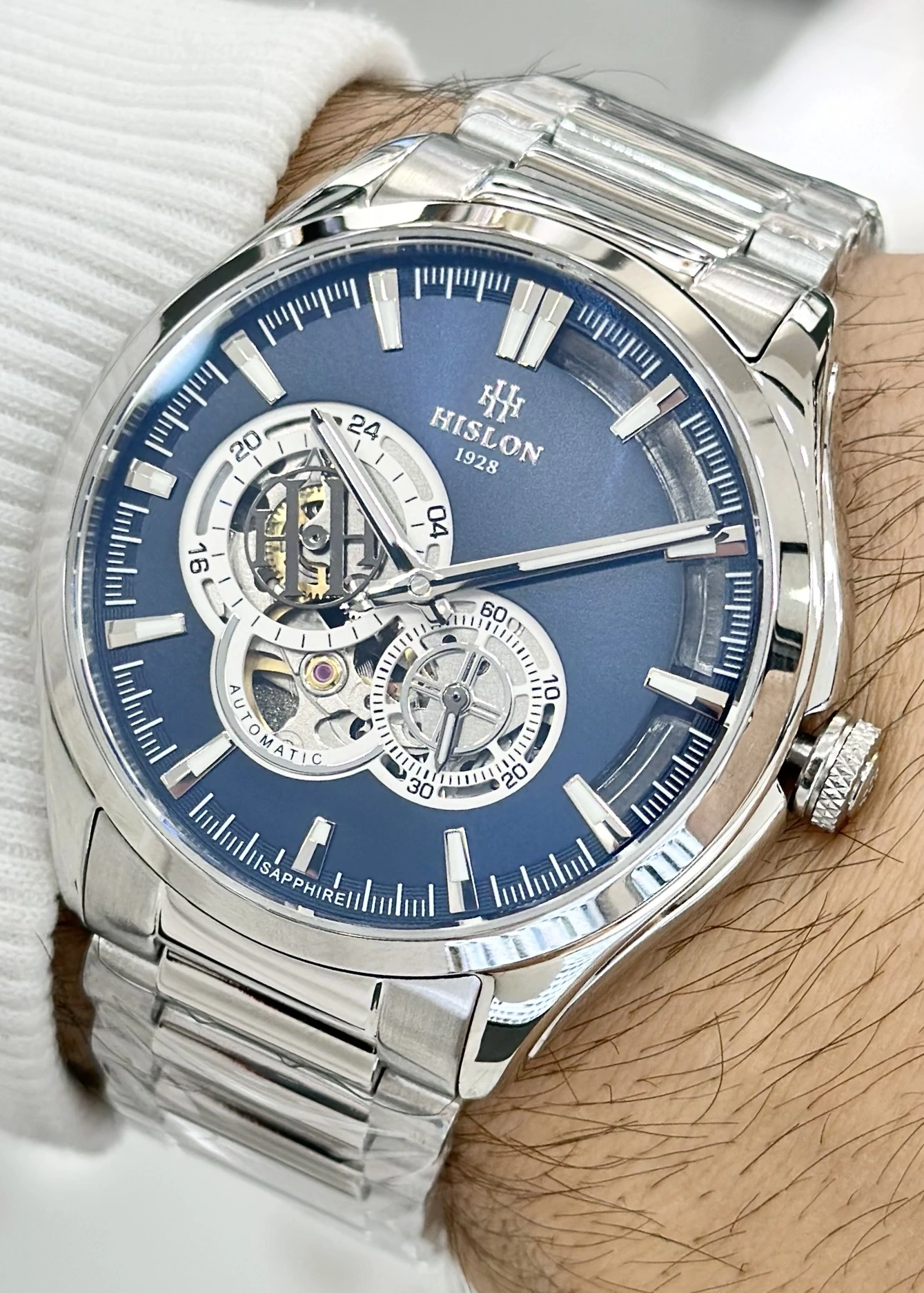 Hislon Orijinal Çelik Kordon Erkek Kol Saati ILKSD152-11SS