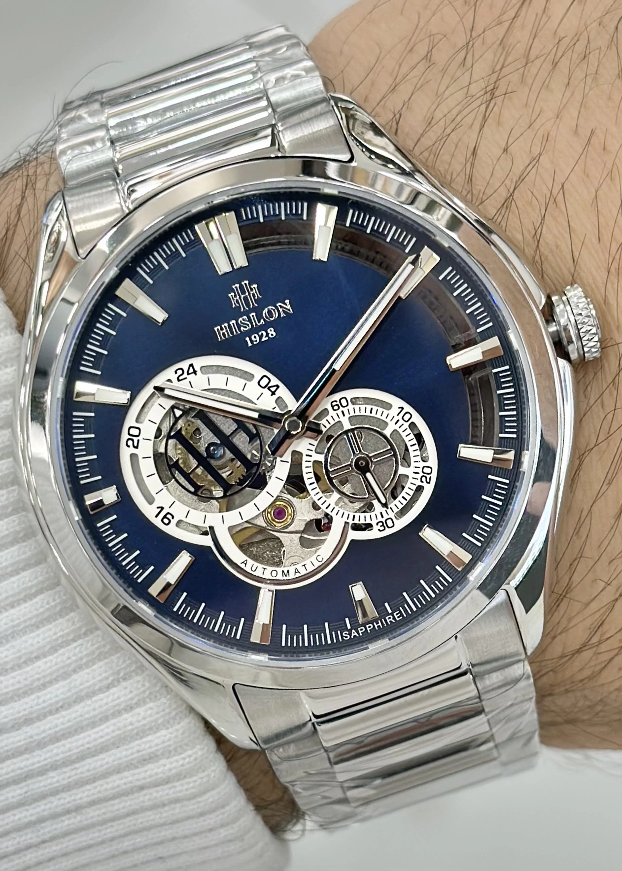 Hislon Orijinal Çelik Kordon Erkek Kol Saati ILKSD152-11SS