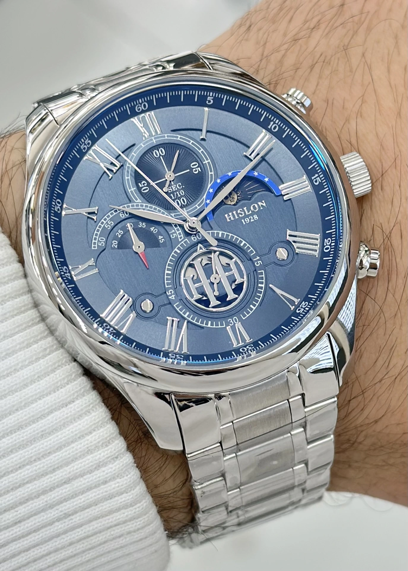 Hislon Orijinal Çelik Kordon Erkek Kol Saati ILKTM113S-11SS