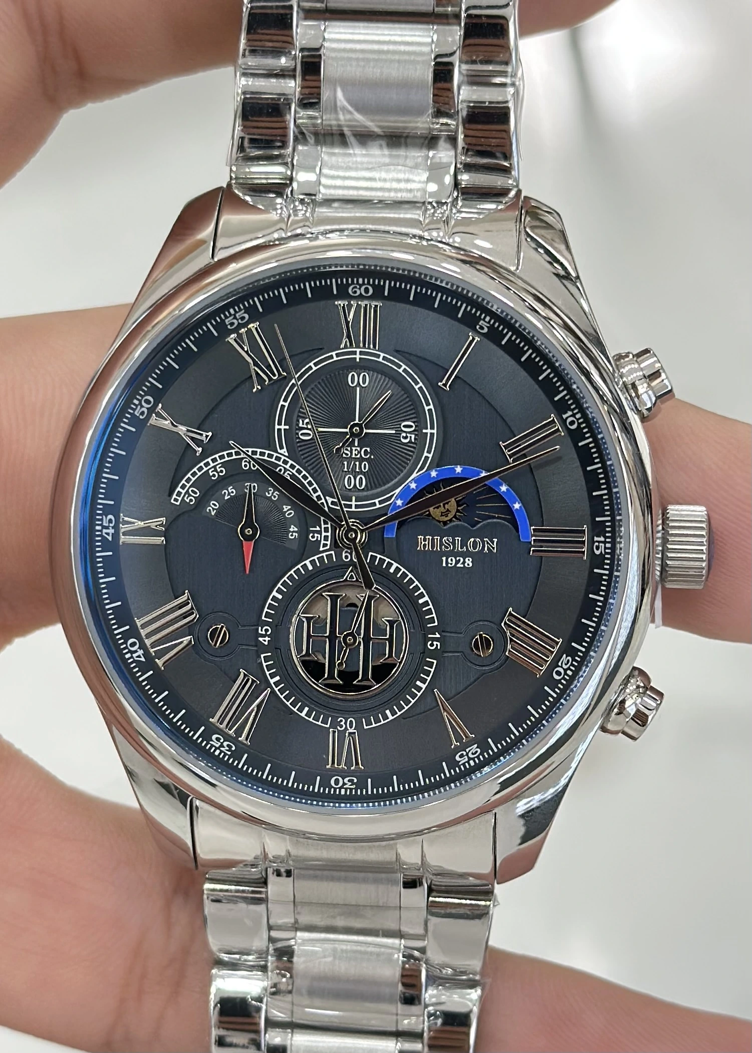 Hislon Orijinal Çelik Kordon Erkek Kol Saati ILKTM113S-11SS
