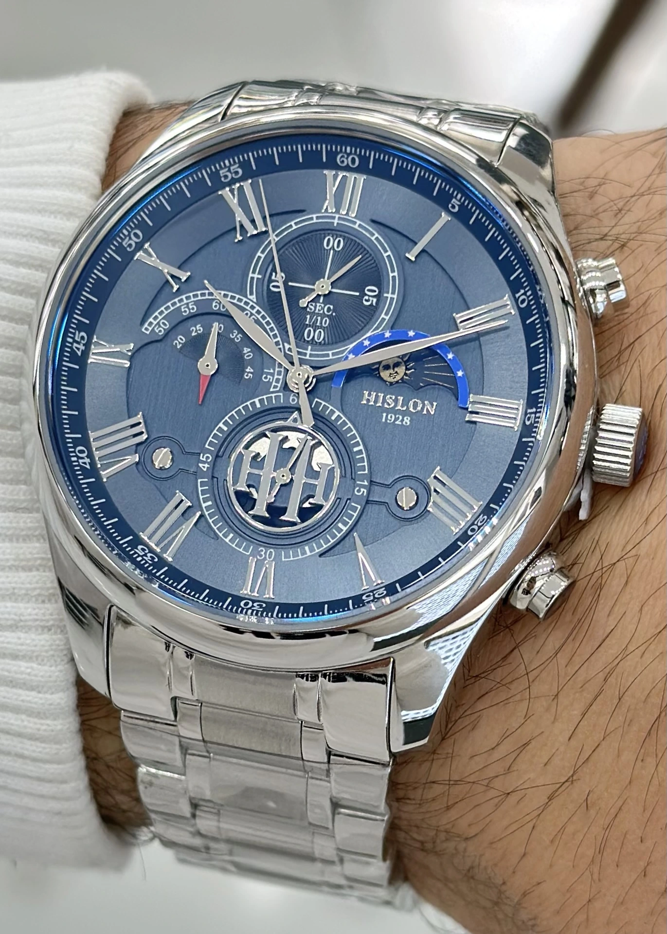 Hislon Orijinal Çelik Kordon Erkek Kol Saati ILKTM113S-11SS