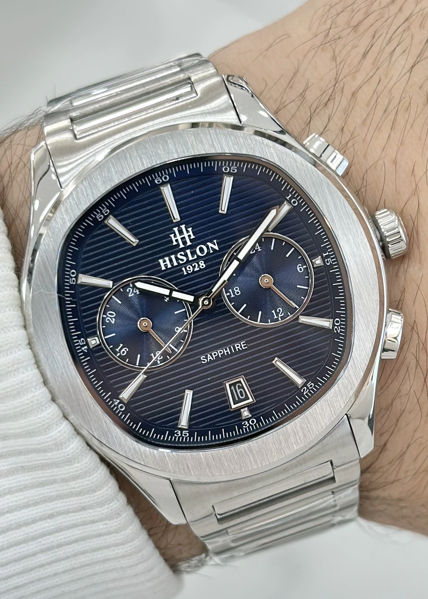 Hislon Orijinal Çelik Kordon Erkek Kol Saati ILKDT148S-11SS