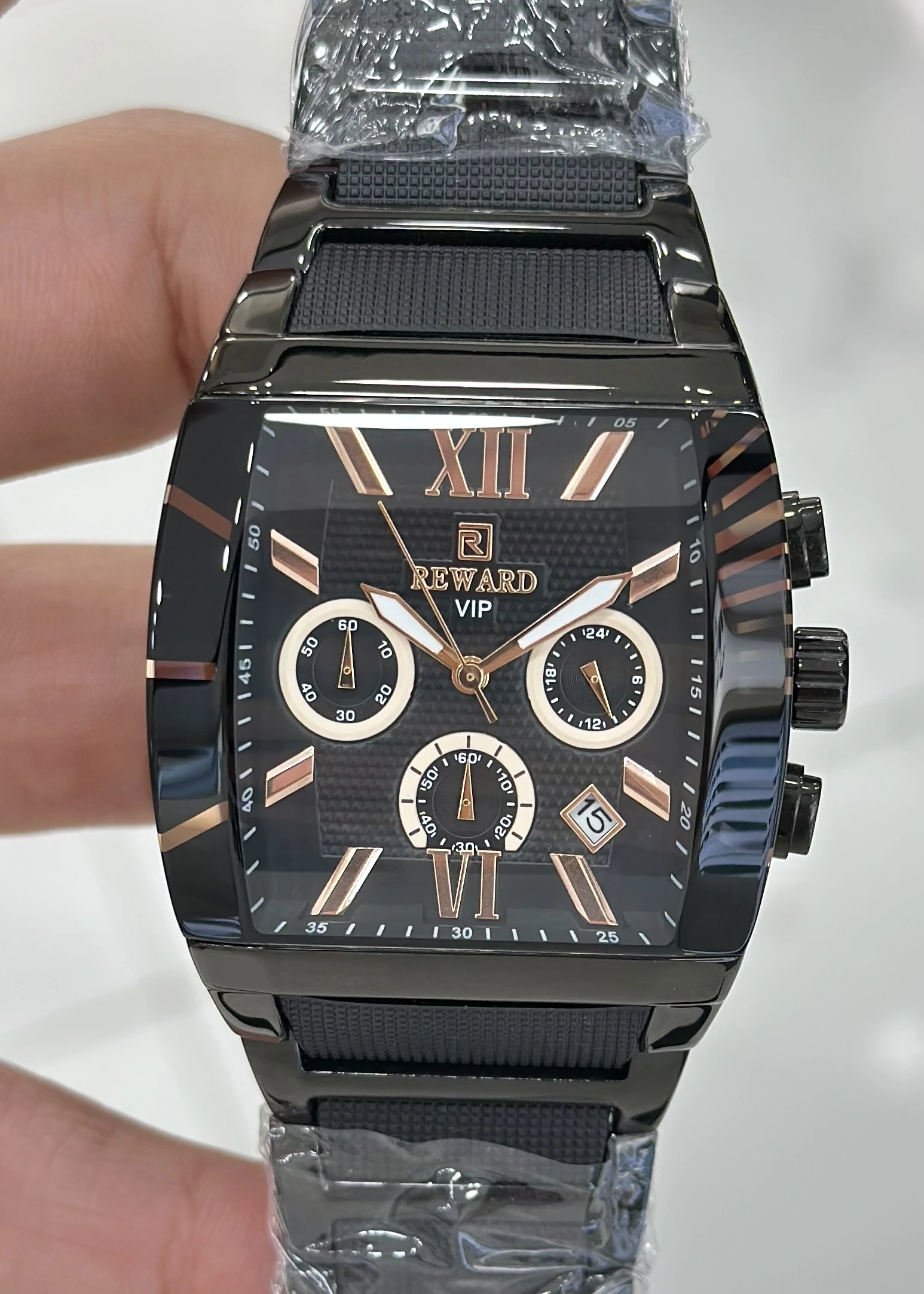 Reward Çelik Kordon Erkek Kol Saati Su Geçirmez 2 Yıl Garantili