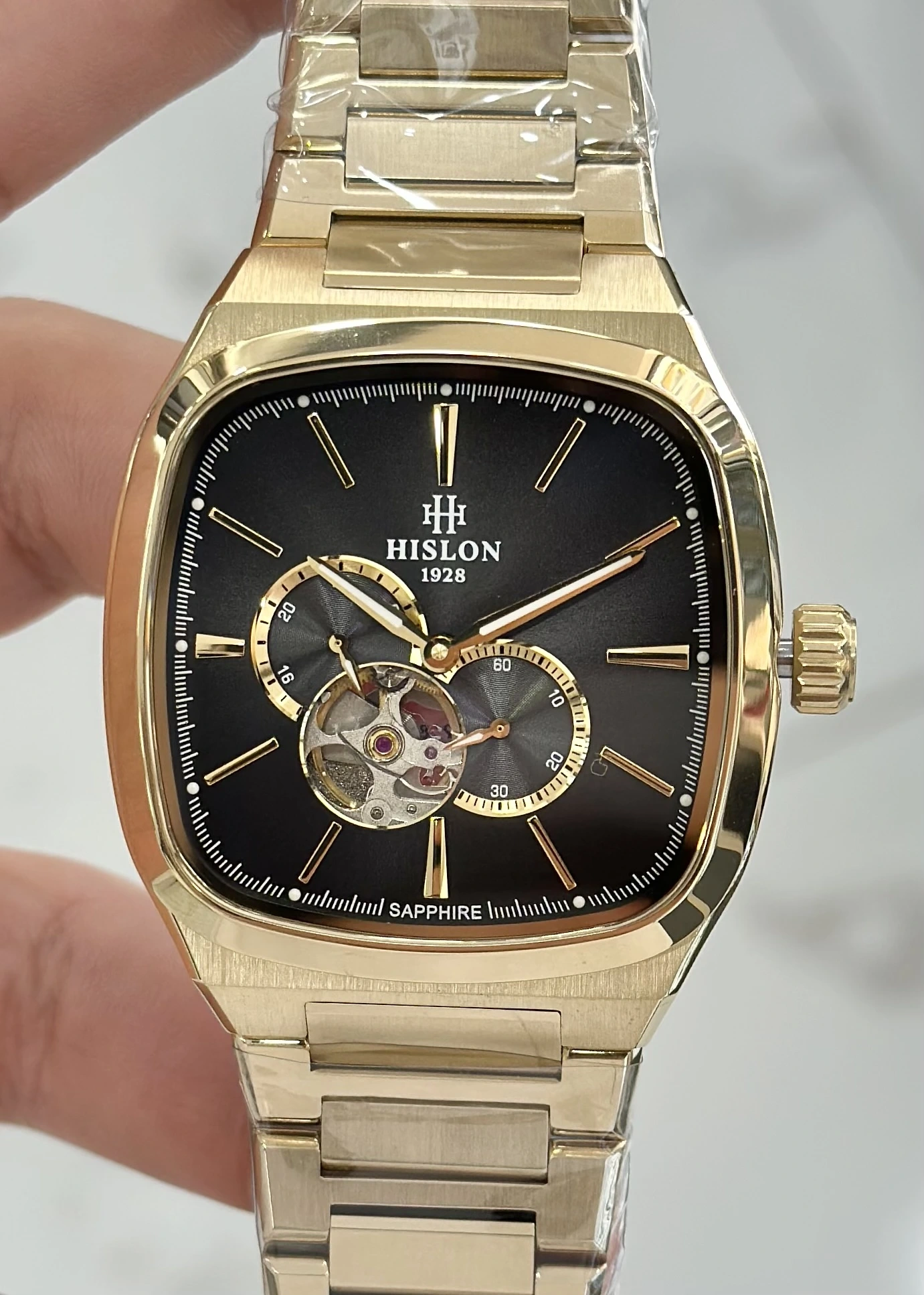 Hislon Orijinal Çelik Kordon Otomatik Erkek Kol Saati ILKSD218G-16SG