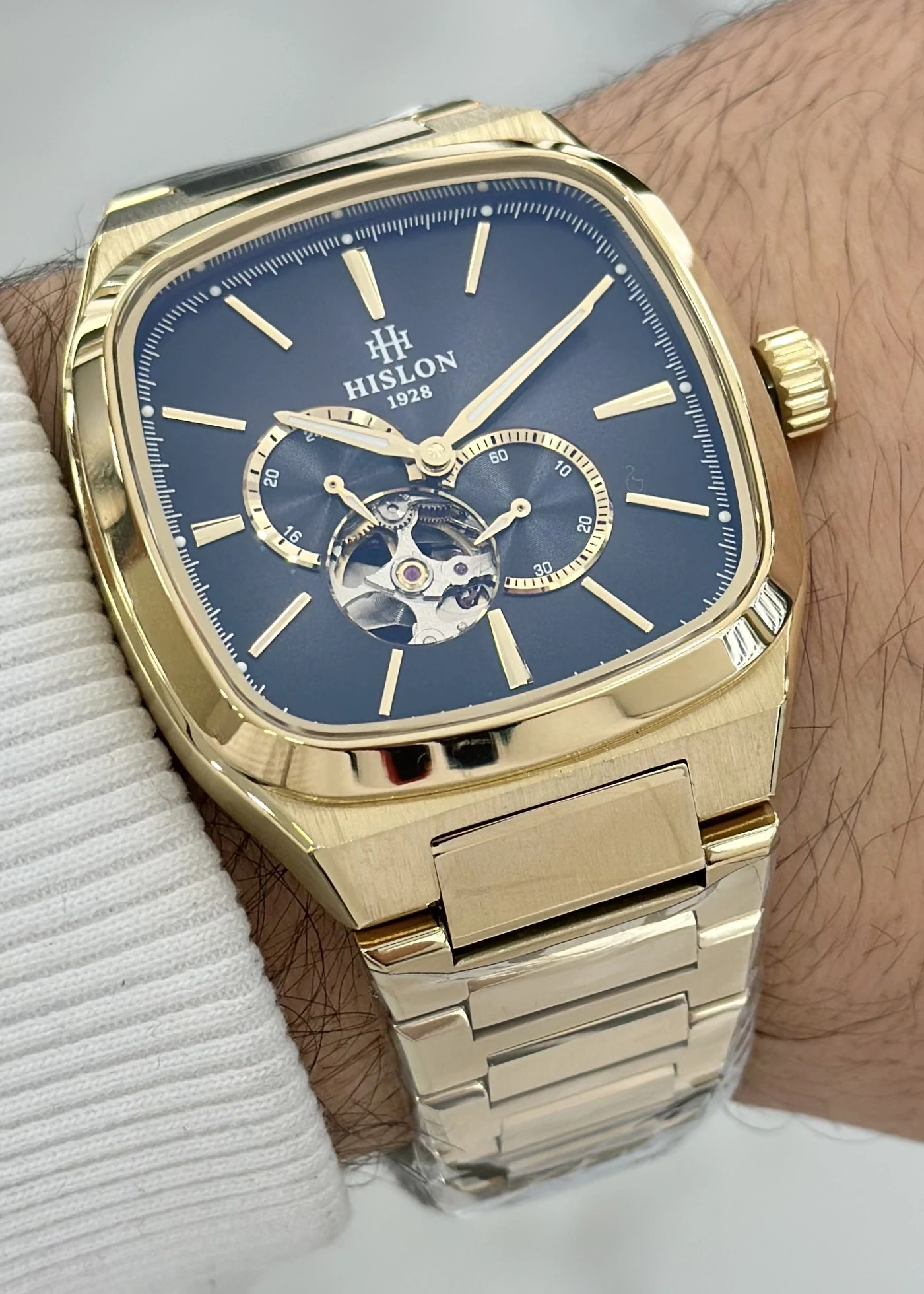 Hislon Orijinal Çelik Kordon Otomatik Erkek Kol Saati ILKSD218G-16SG