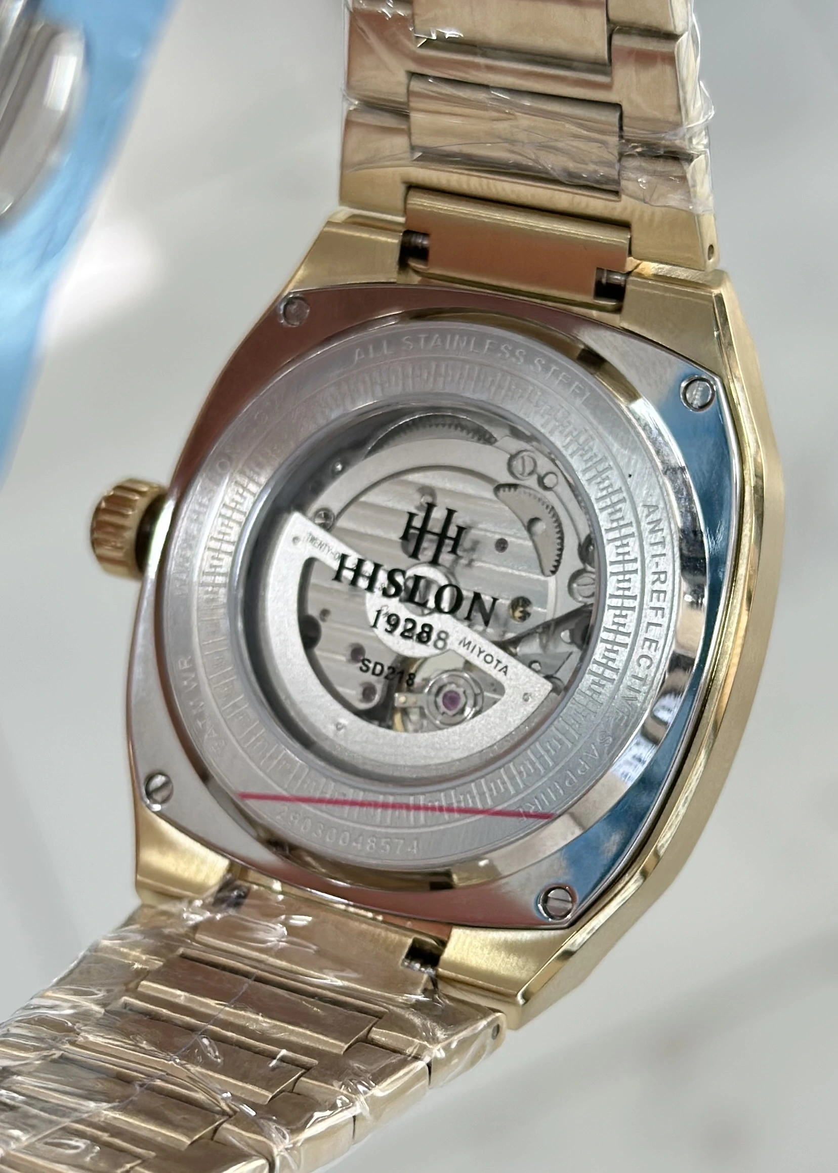 Hislon Orijinal Çelik Kordon Otomatik Erkek Kol Saati ILKSD218G-16SG