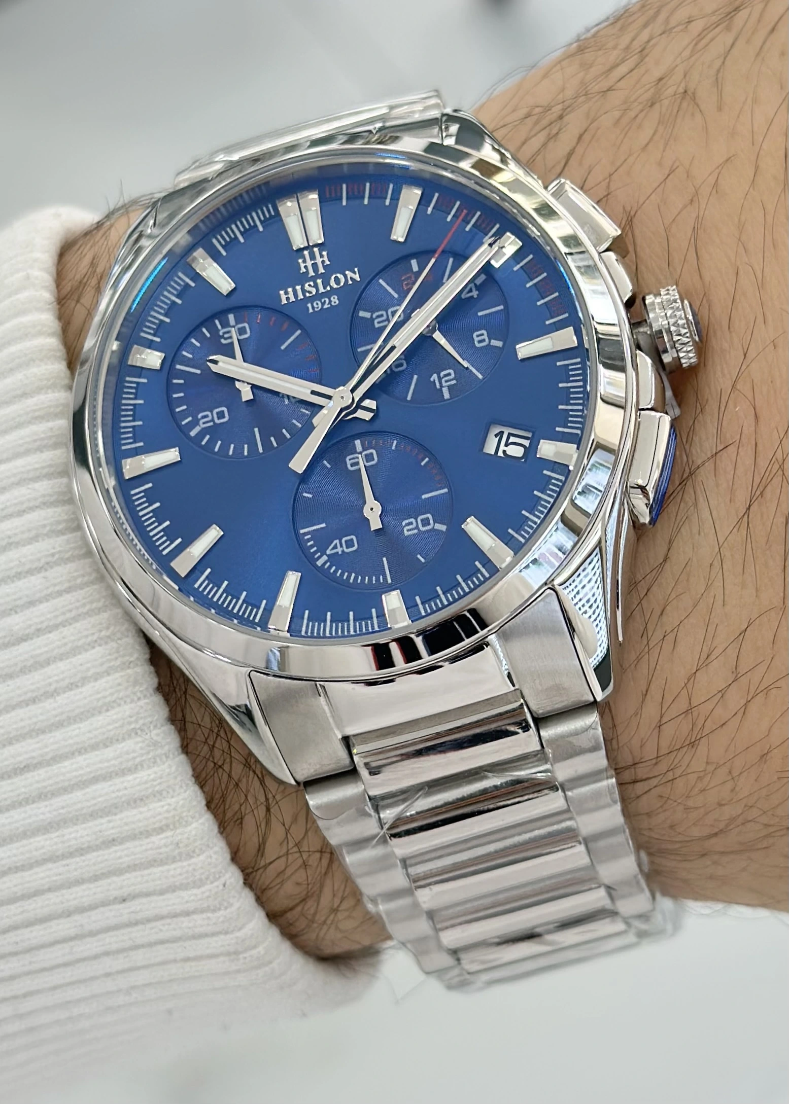 Hislon Orijinal Çelik Kordon Erkek Kol Saati ILKMS152S-11SS