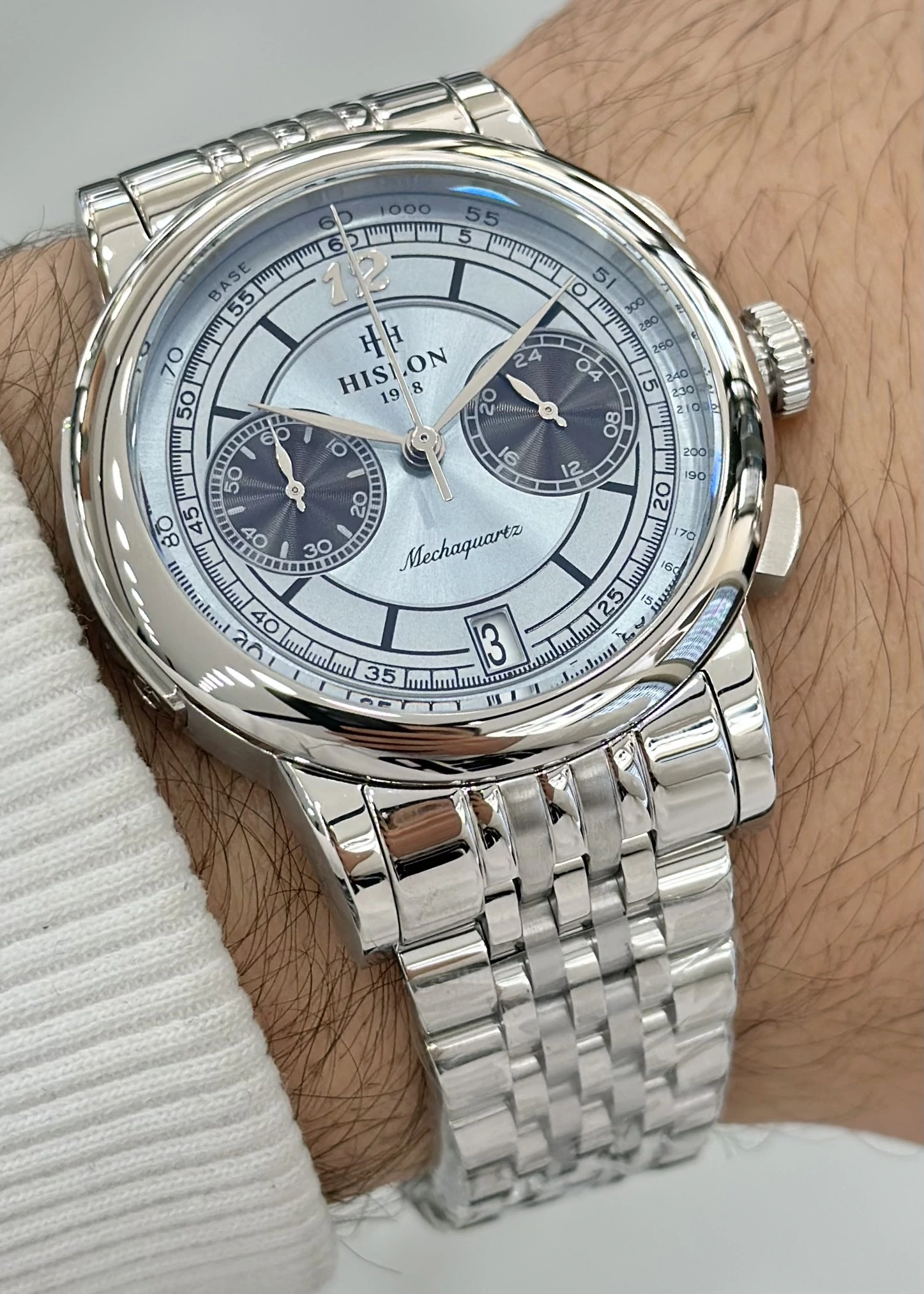 Hislon Orijinal Çelik Kordon Erkek Kol Saati ILKMS164S-10SS