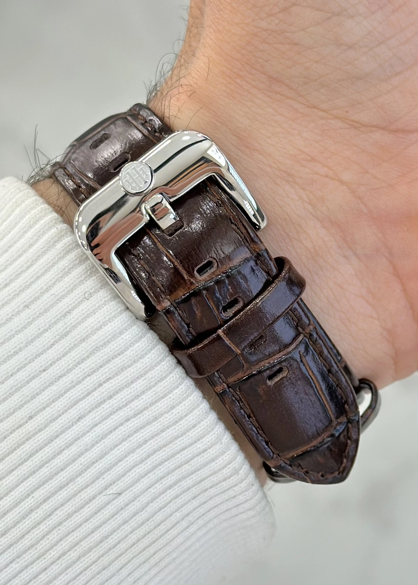 Hislon Orijinal Deri Kordon Su Geçirmez Erkek Kol Saati ILKTM105T-02KG