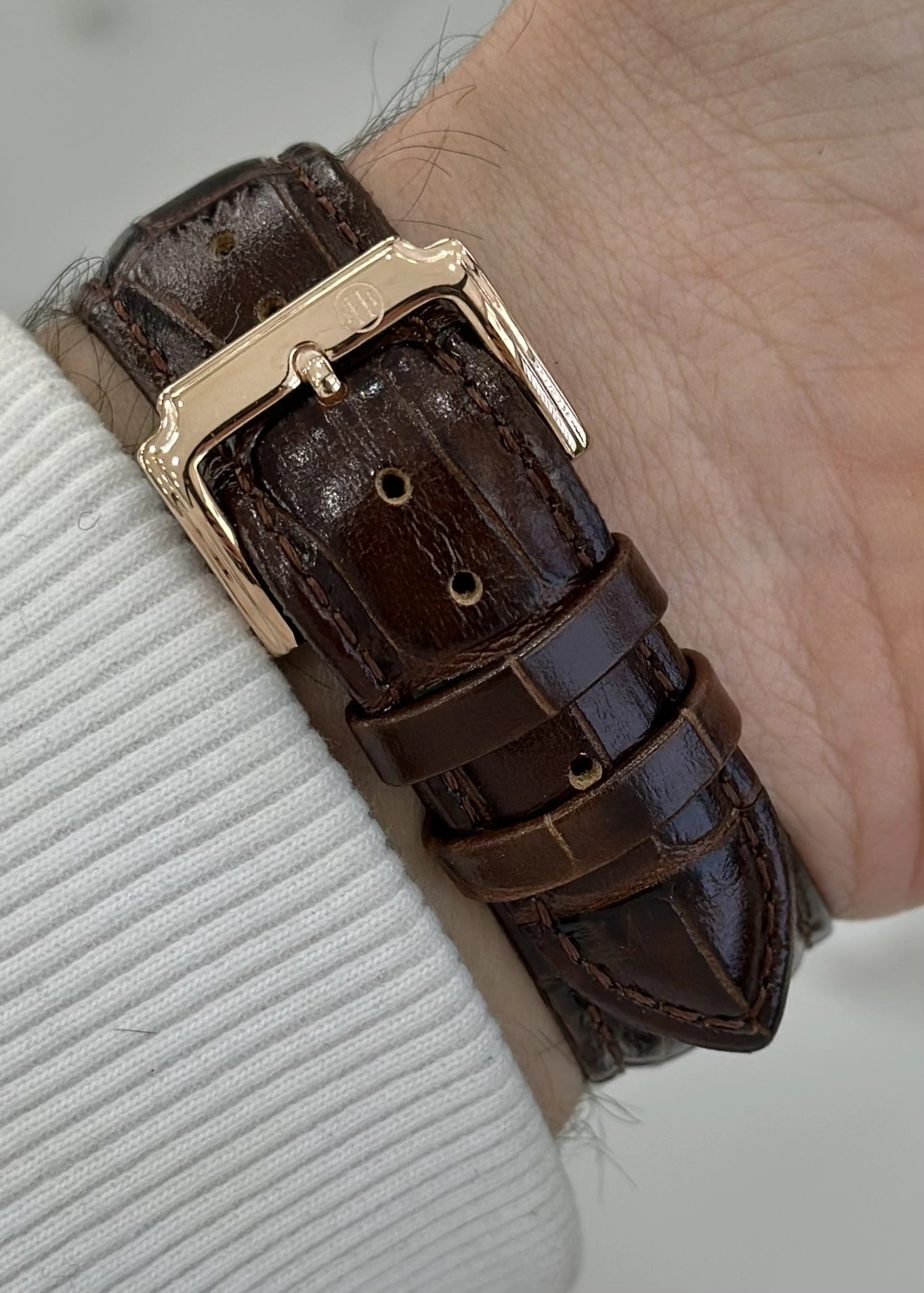 Hislon Orijinal Deri Kordon Su Geçirmez Erkek Kol Saati ILKCL203R-06KR