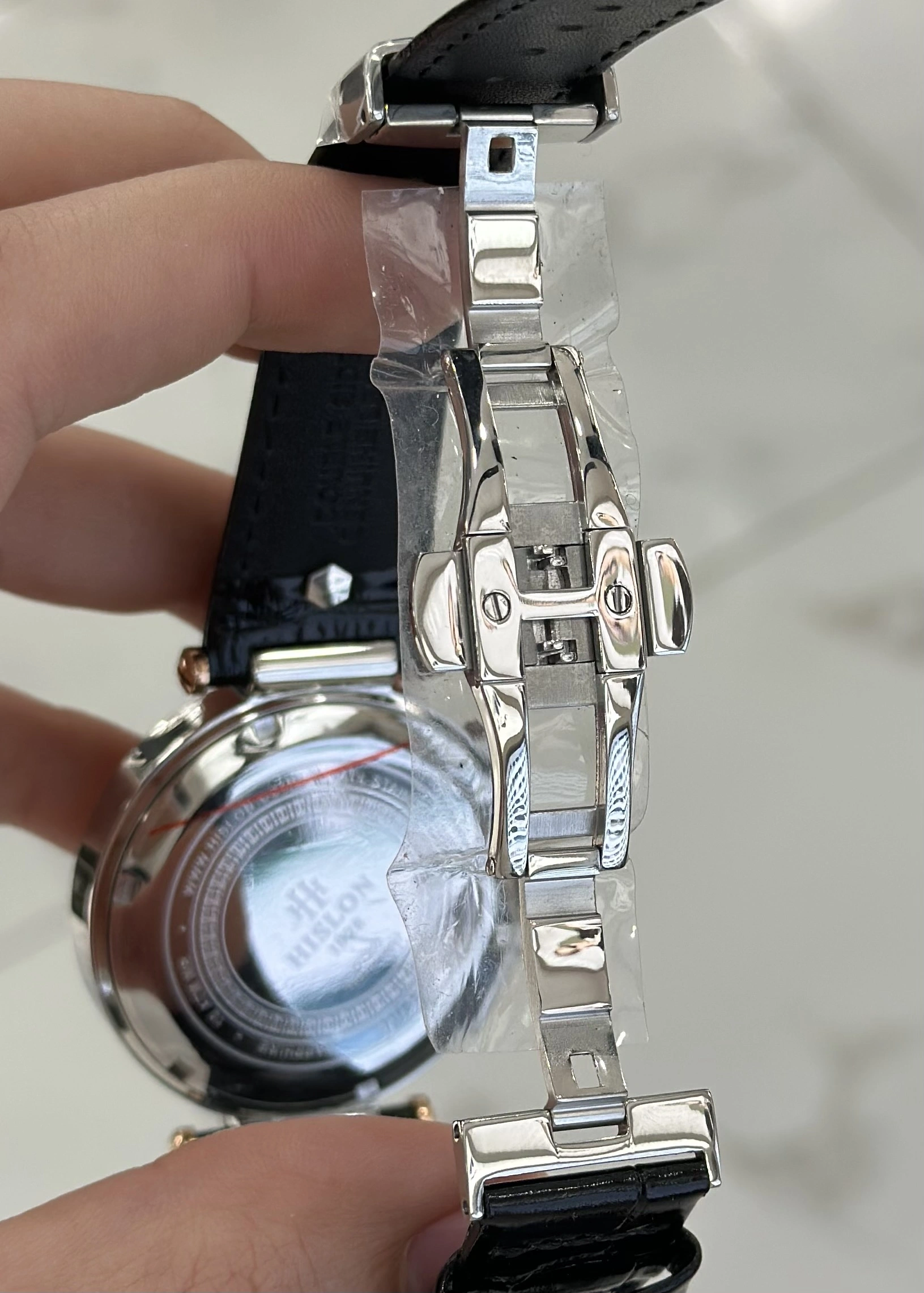 Hislon Orijinal Deri Kordon Su Geçirmez Erkek Kol Saati ILKDT202T-04BR