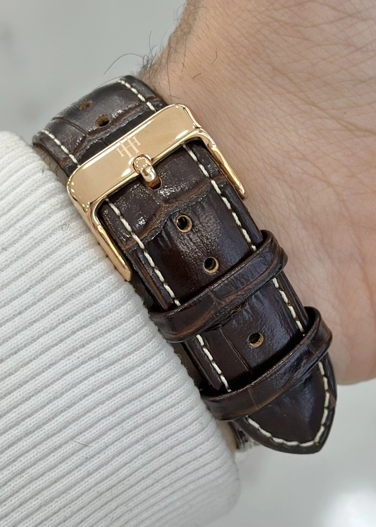 Hislon Orijinal Deri Kordon Su Geçirmez Erkek Kol Saati ILKCL113R-01KR