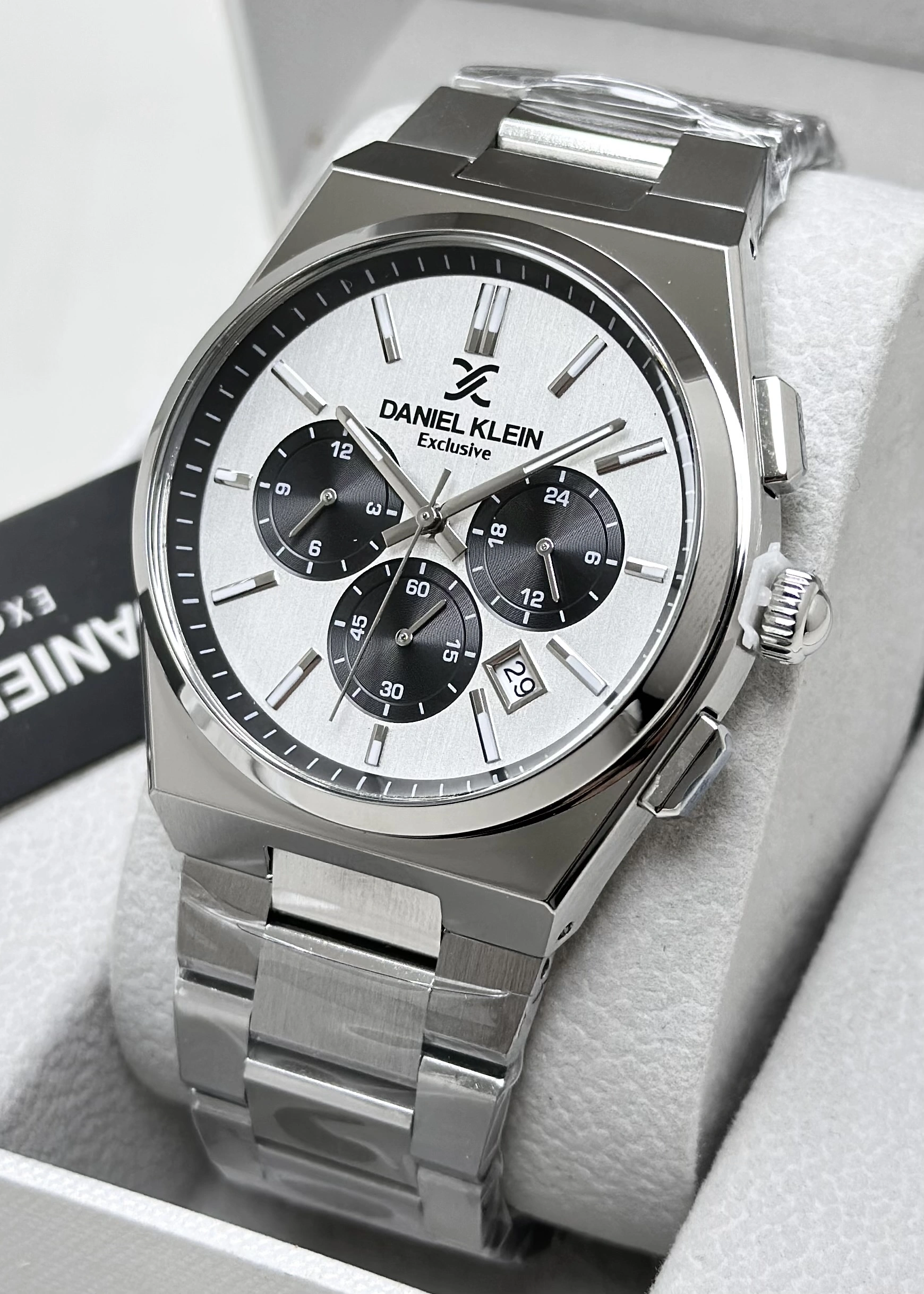 Daniel Klein Orijinal 2 Yıl Garantili Su Geçirmez Çelik Kordon Fonksiyonlu Erkek Kol Saati ILK105K3