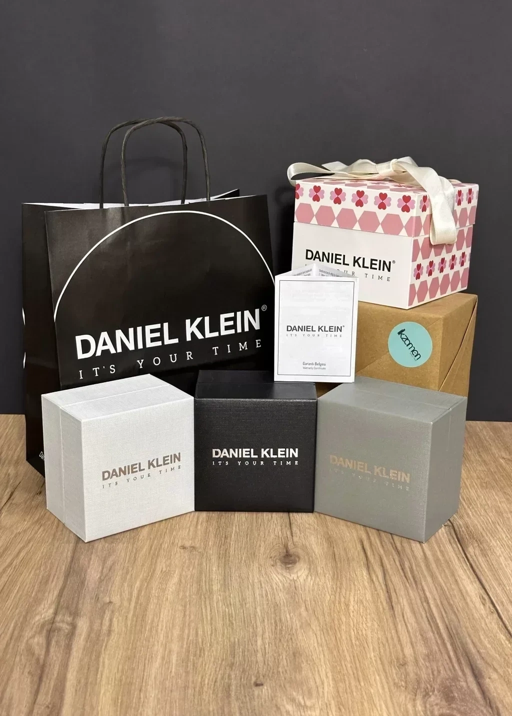 Daniel Klein Orijinal 2 Yıl Garantili Su Geçirmez Çelik Kordon Fonksiyonlu Erkek Kol Saati ILK105K3